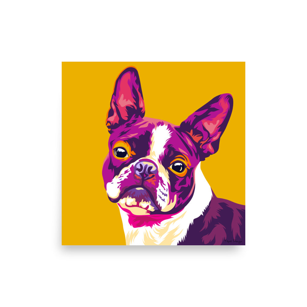 Bostoninterrieri Juliste, Pop Art