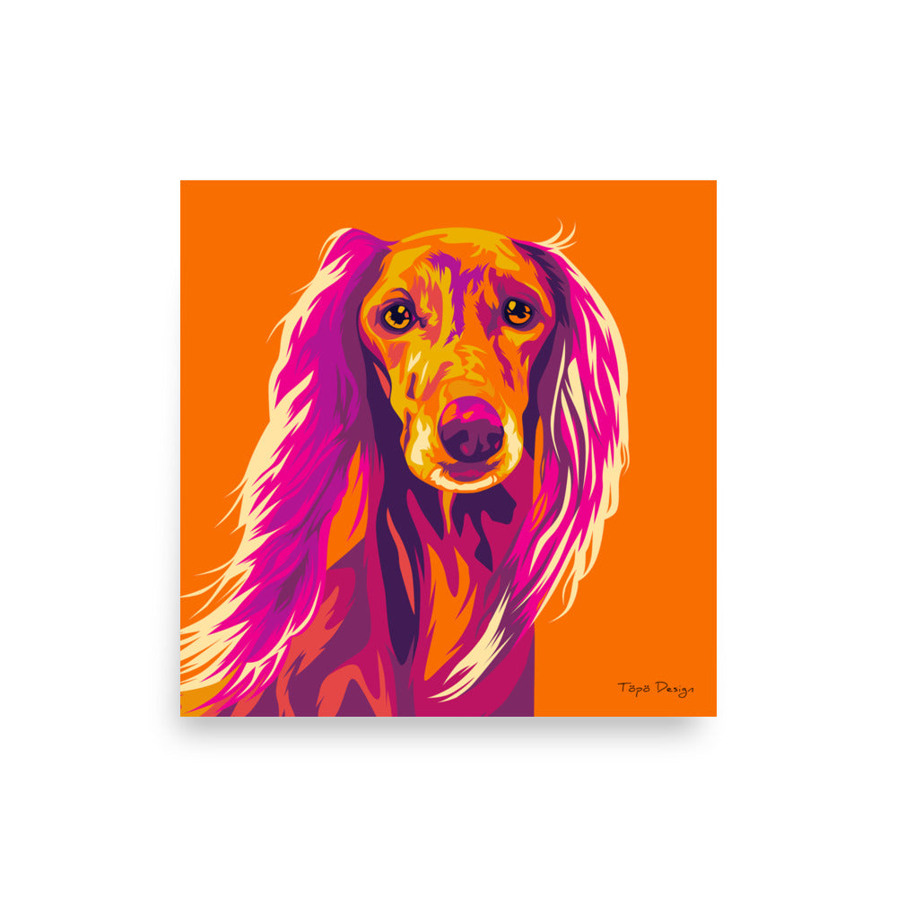Saluki Juliste, Pop Art