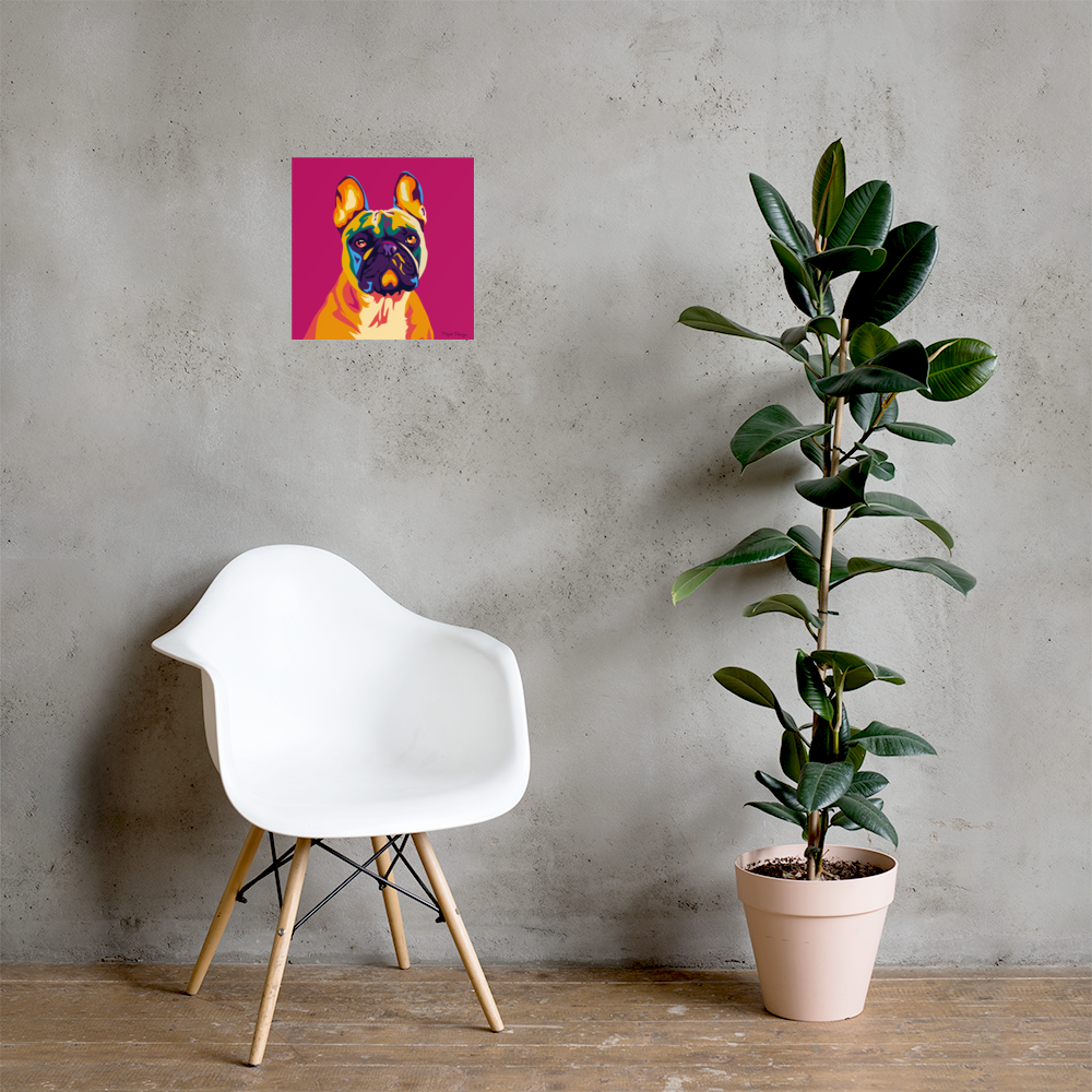 Ranskanbulldoggi Juliste, Pop Art
