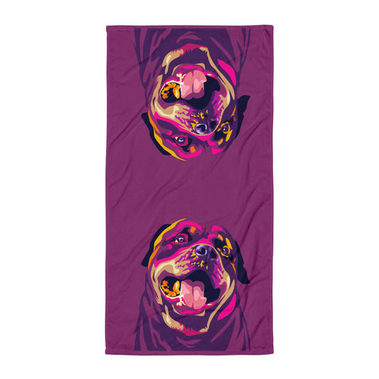Rottweiler Kylpypyyhe, Pop Art
