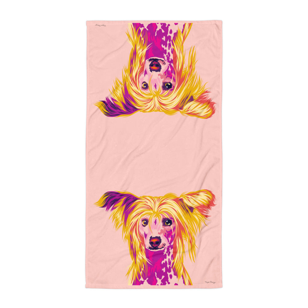 Kiinanharjakoira Kylpypyyhe, Pop Art