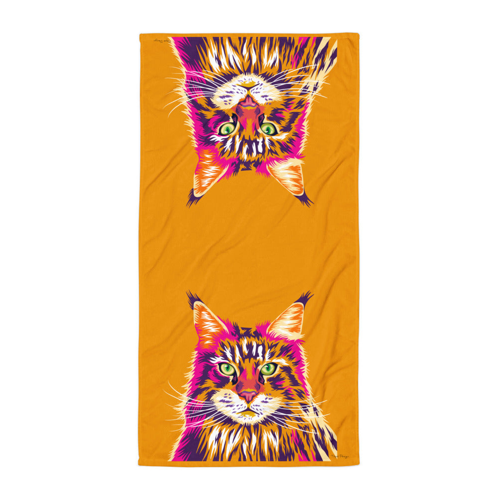 Maine Coon Pyyhe, Pop Art