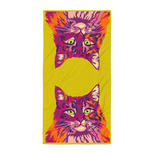 Norjalainen metsäkissa Pyyhe, Pop Art
