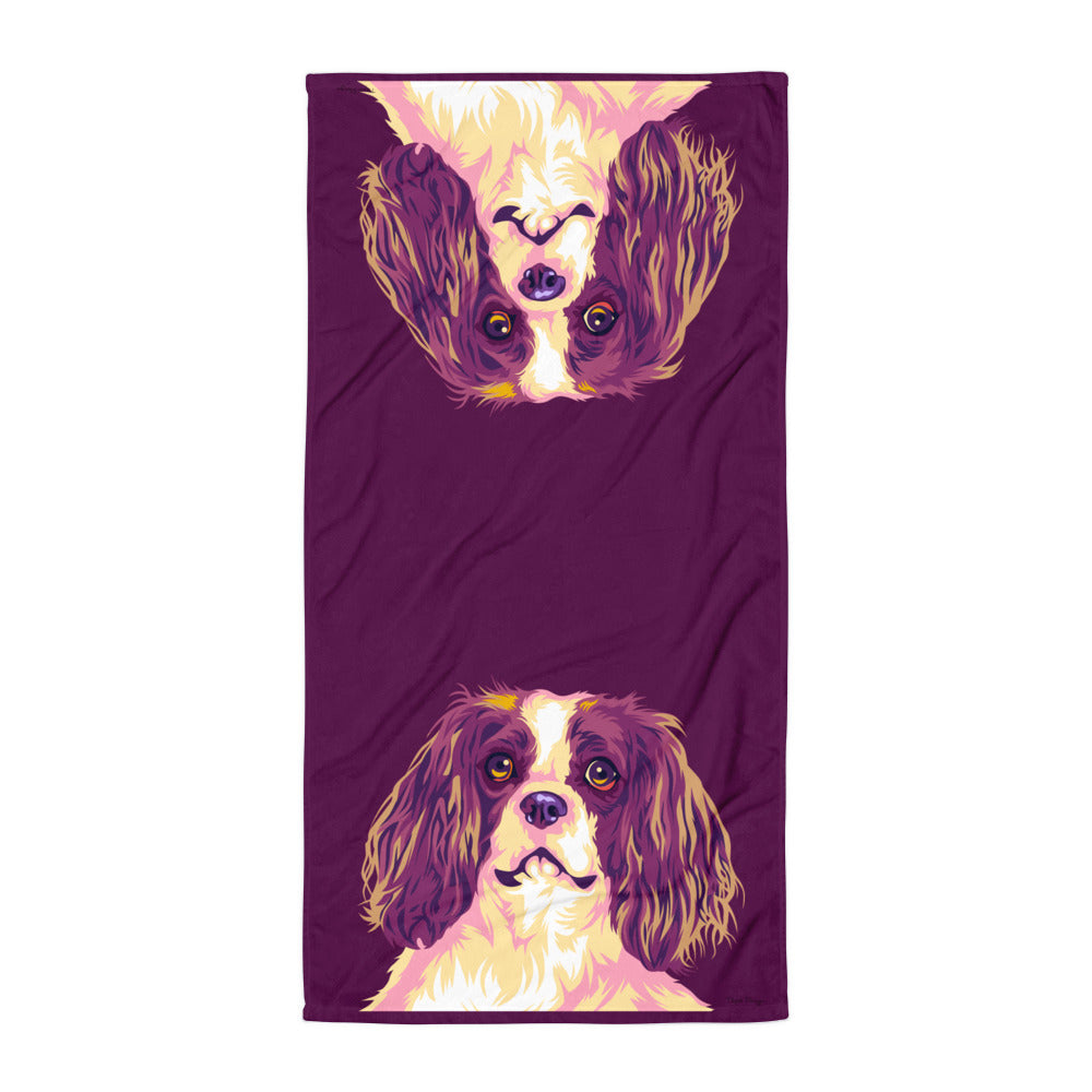 Cavalier kingcharlesinspanieli Pyyhe, Pop Art