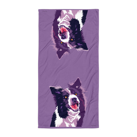 Bordercollie Kylpypyyhe, Pop Art
