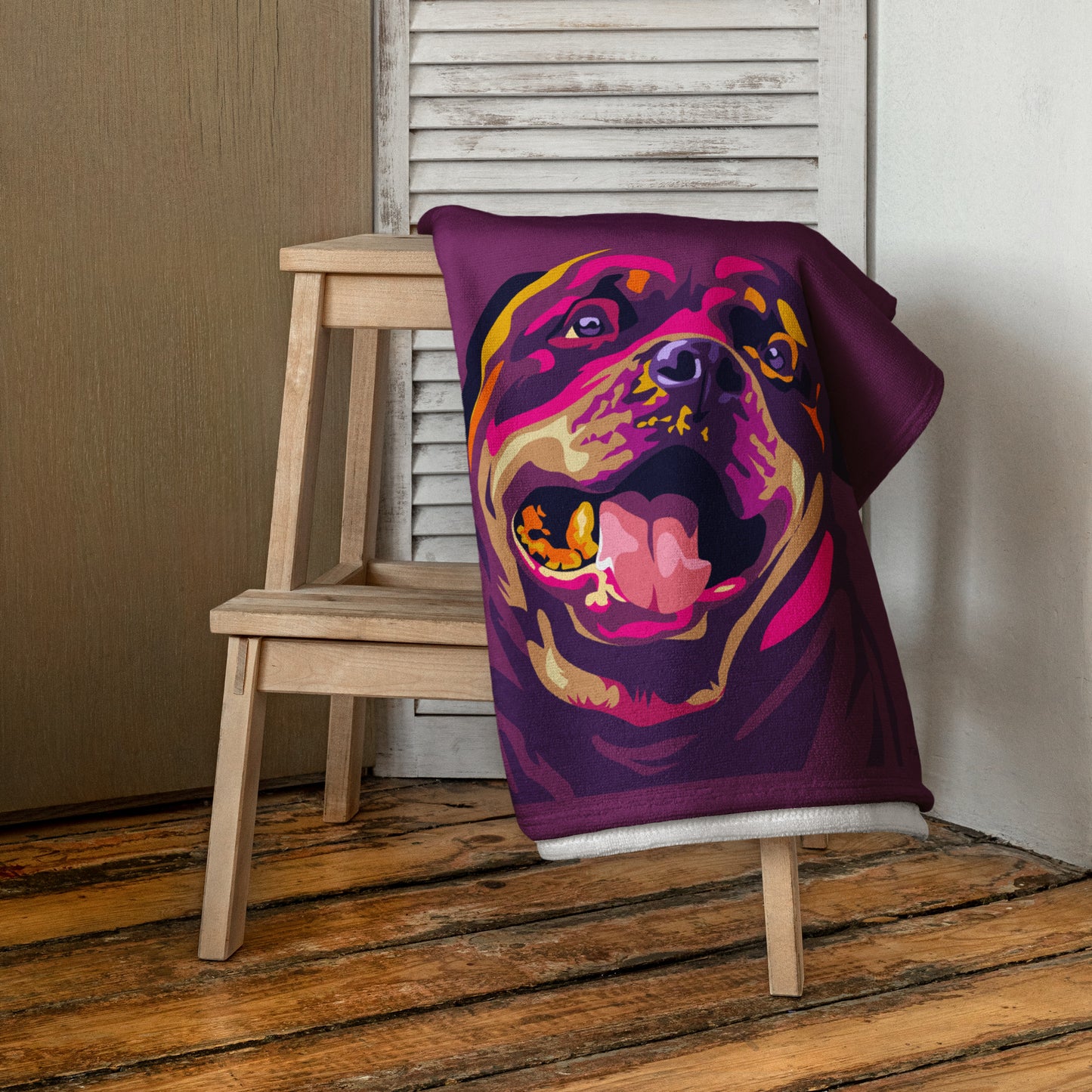 Rottweiler Kylpypyyhe, Pop Art