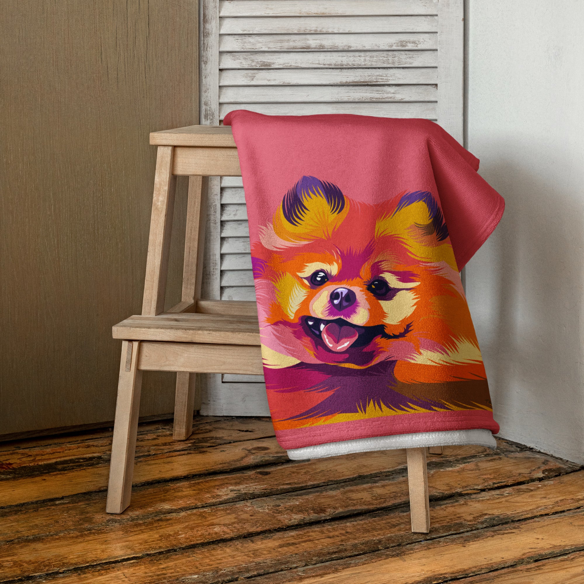 Pomeranian Kylpypyyhe, Pop Art