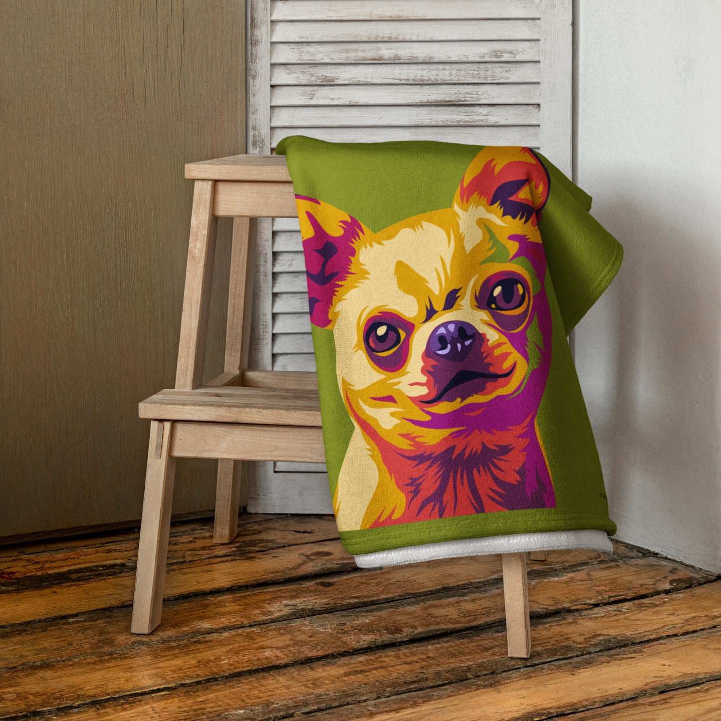 Chihuahua Kylpypyyhe, Pop Art