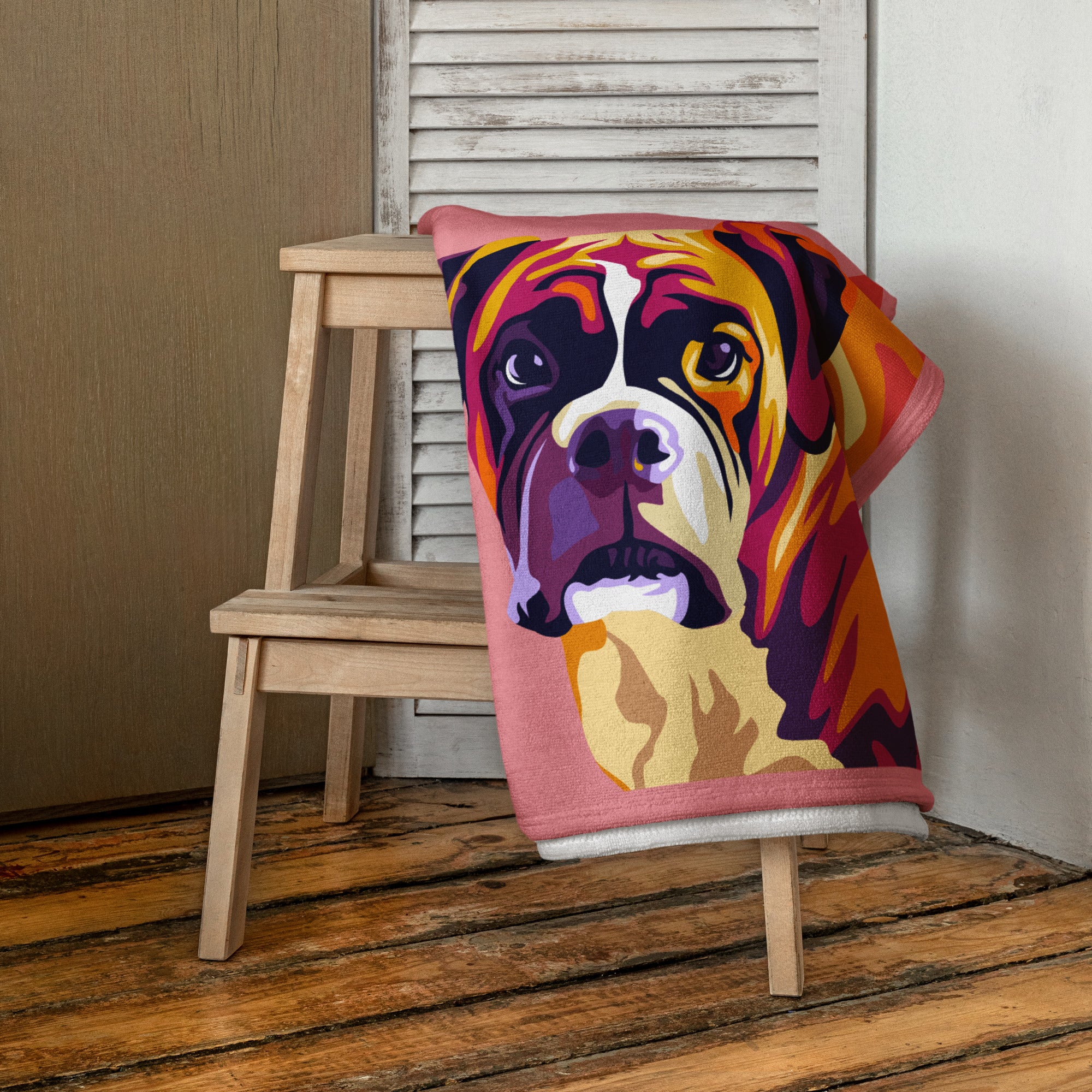 Bokseri Kylpypyyhe, Pop Art
