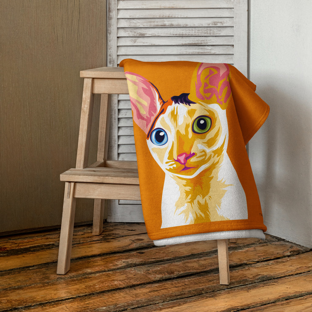 Cornish Rex Pyyhe, Pop Art