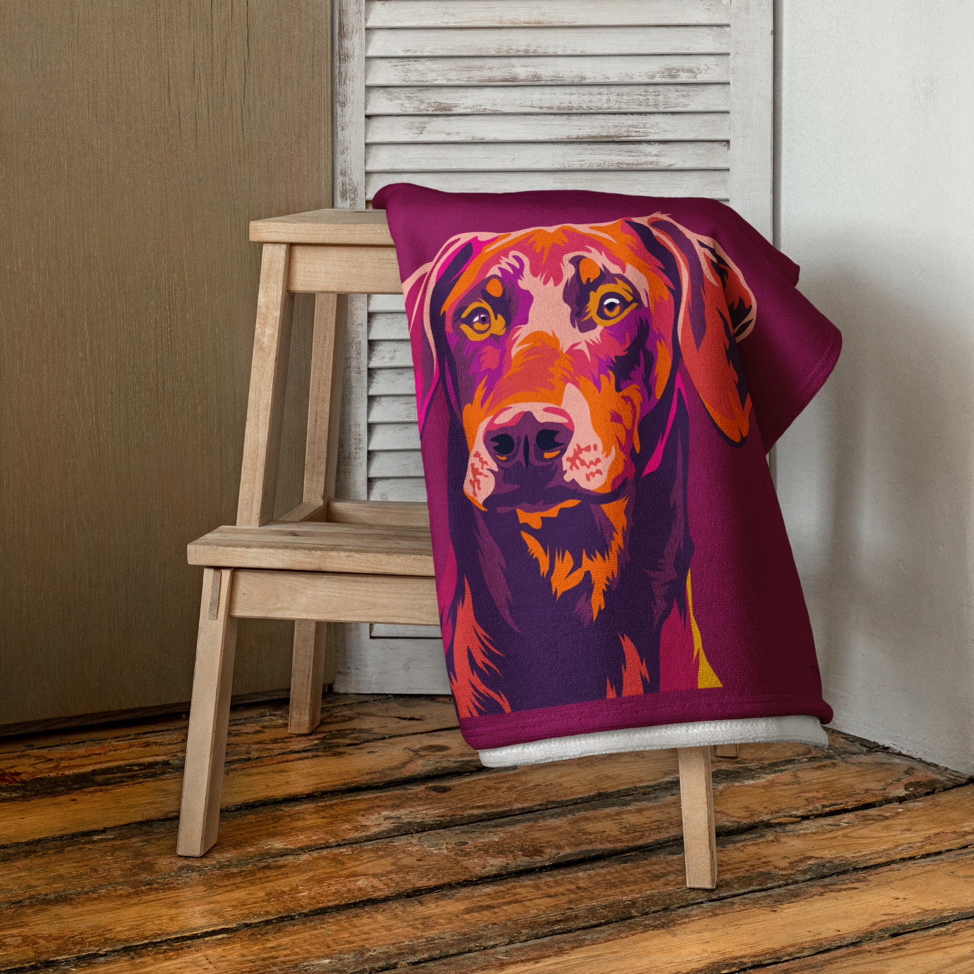 Dobermanni Kylpypyyhe, Pop Art