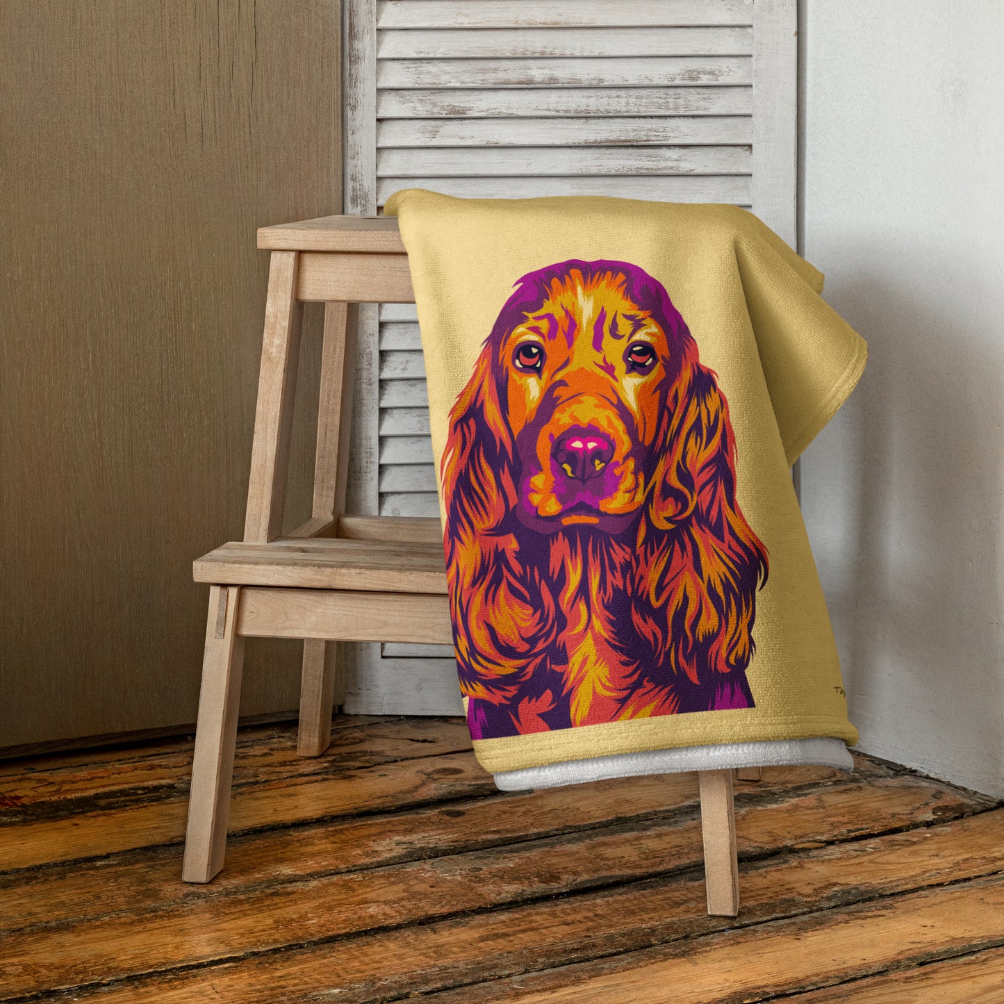 Cockerspanieli Kylpypyyhe, Pop Art