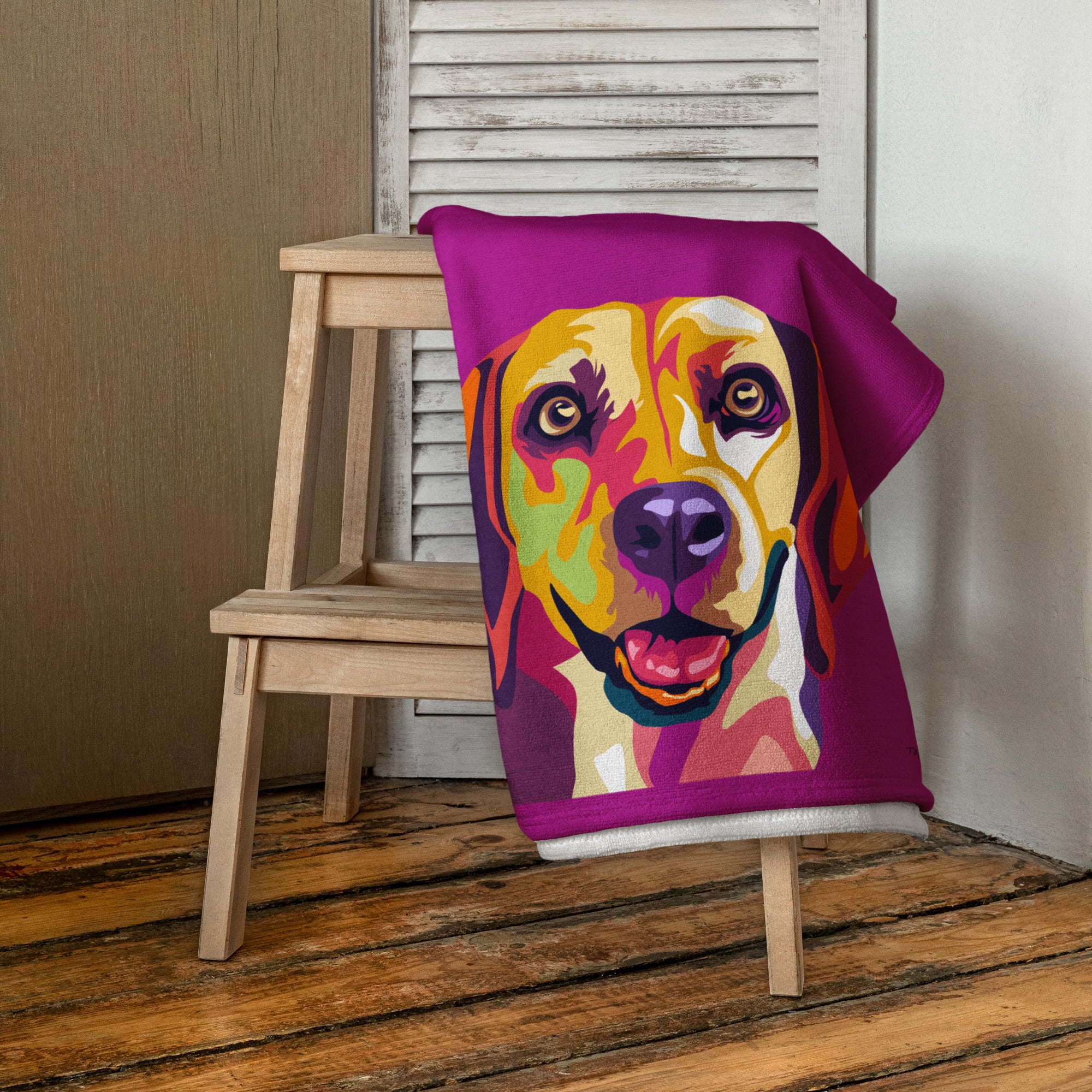 Beagle Kylpypyyhe, Pop Art