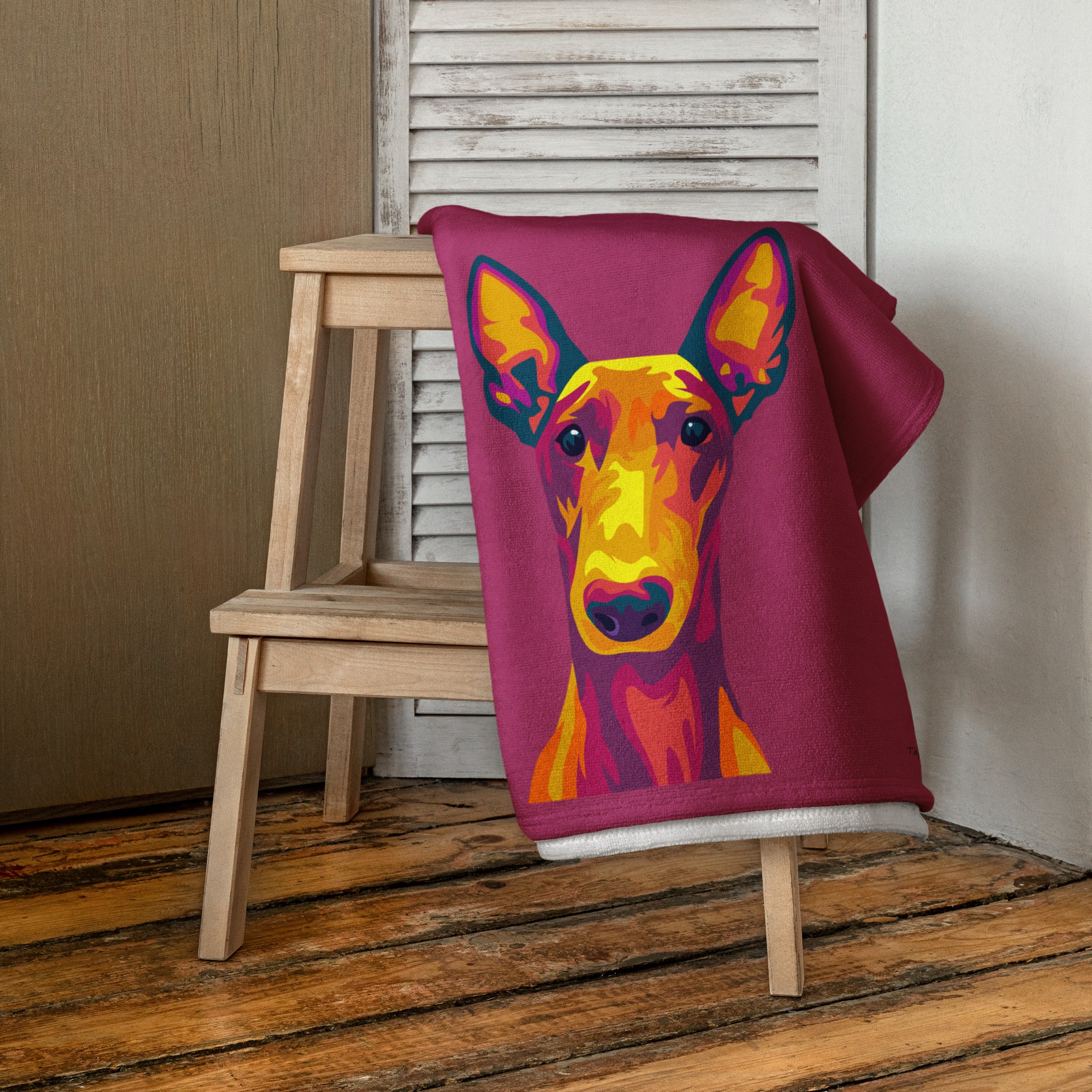 Faaraokoira Kylpypyyhe, Pop Art