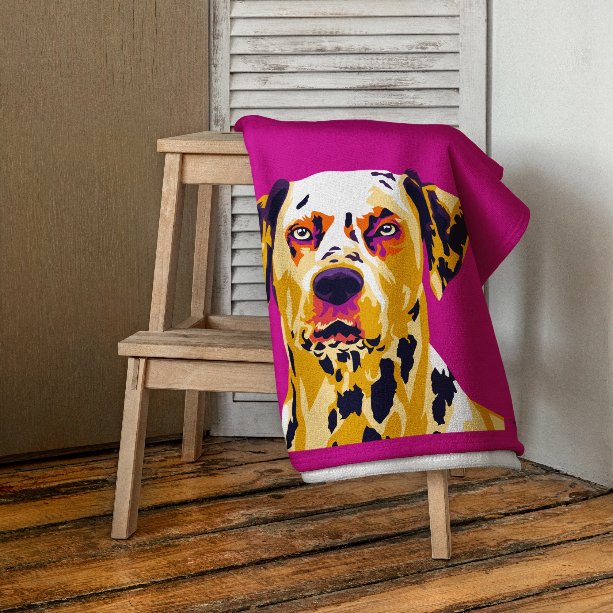 Dalmatiankoira Kylpypyyhe, Pop Art