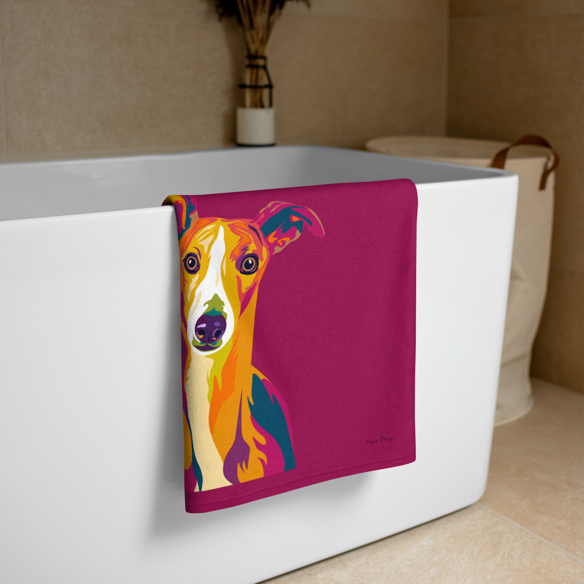 Whippet Kylpypyyhe, Pop Art