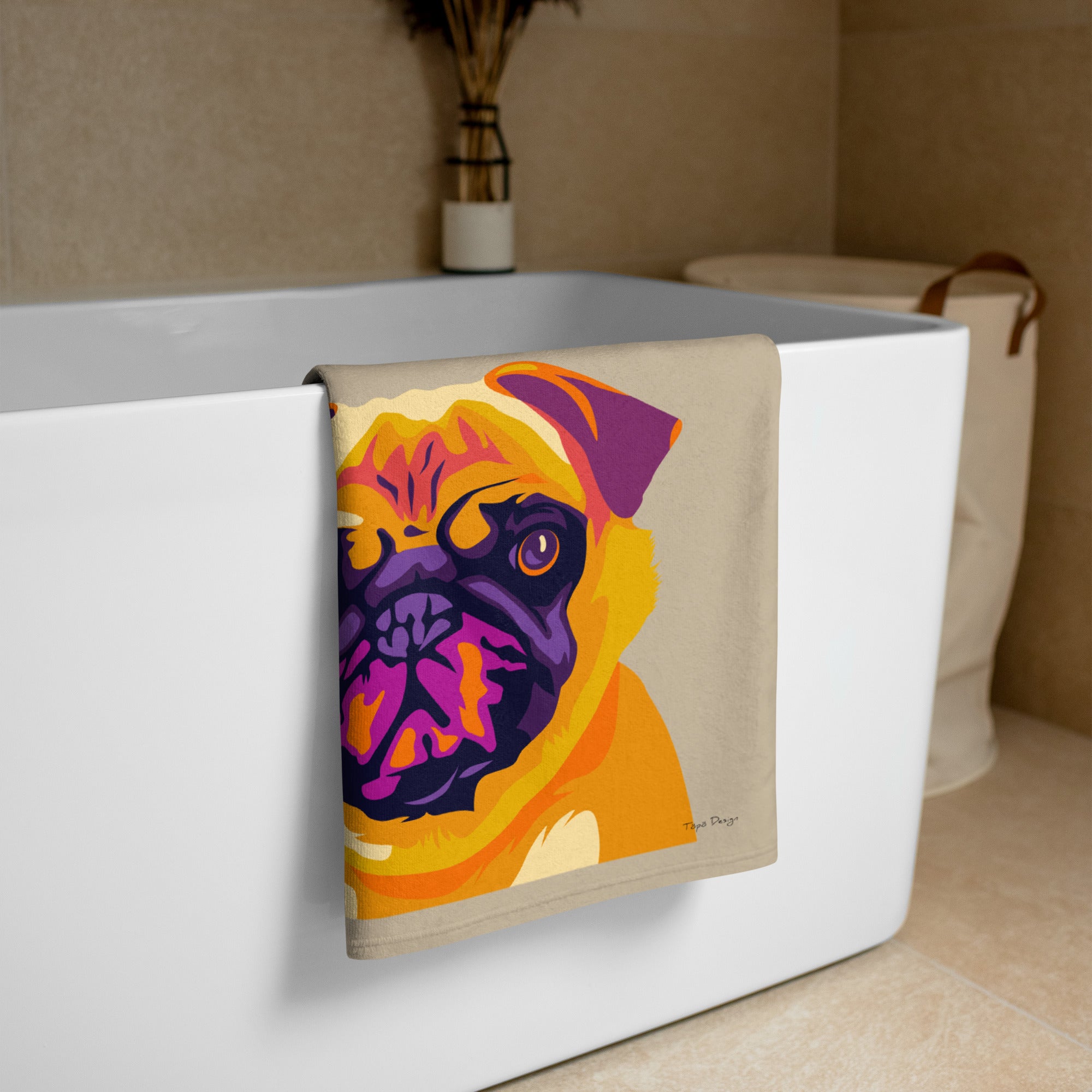 Mopsi Kylpypyyhe, Pop Art