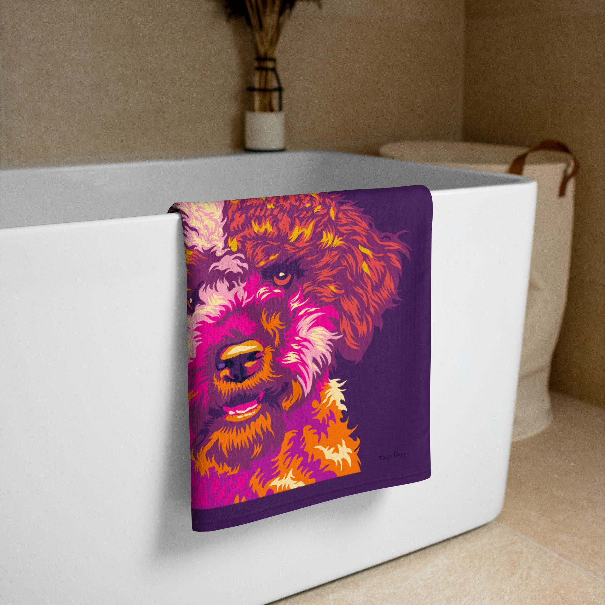 Lagotto romagnolo Kylpypyyhe, Pop Art
