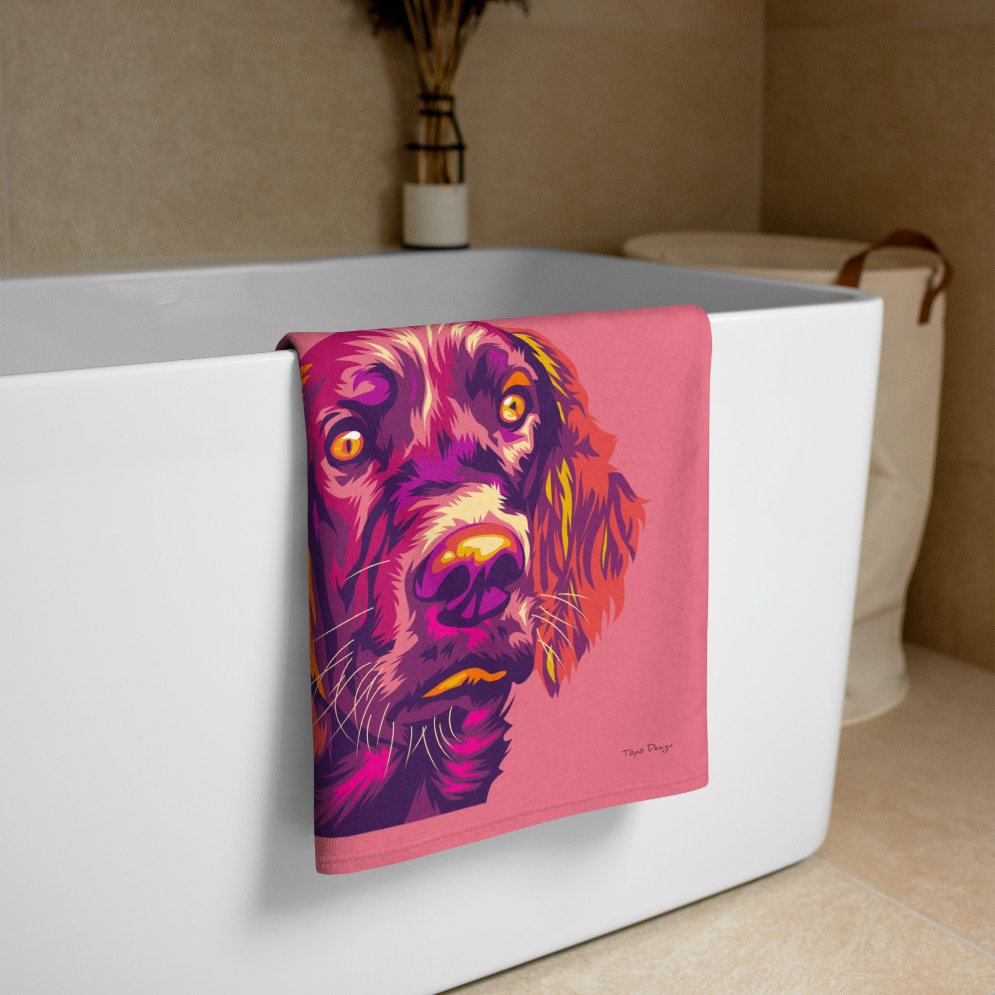 Irlanninsetteri Kylpypyyhe, Pop Art
