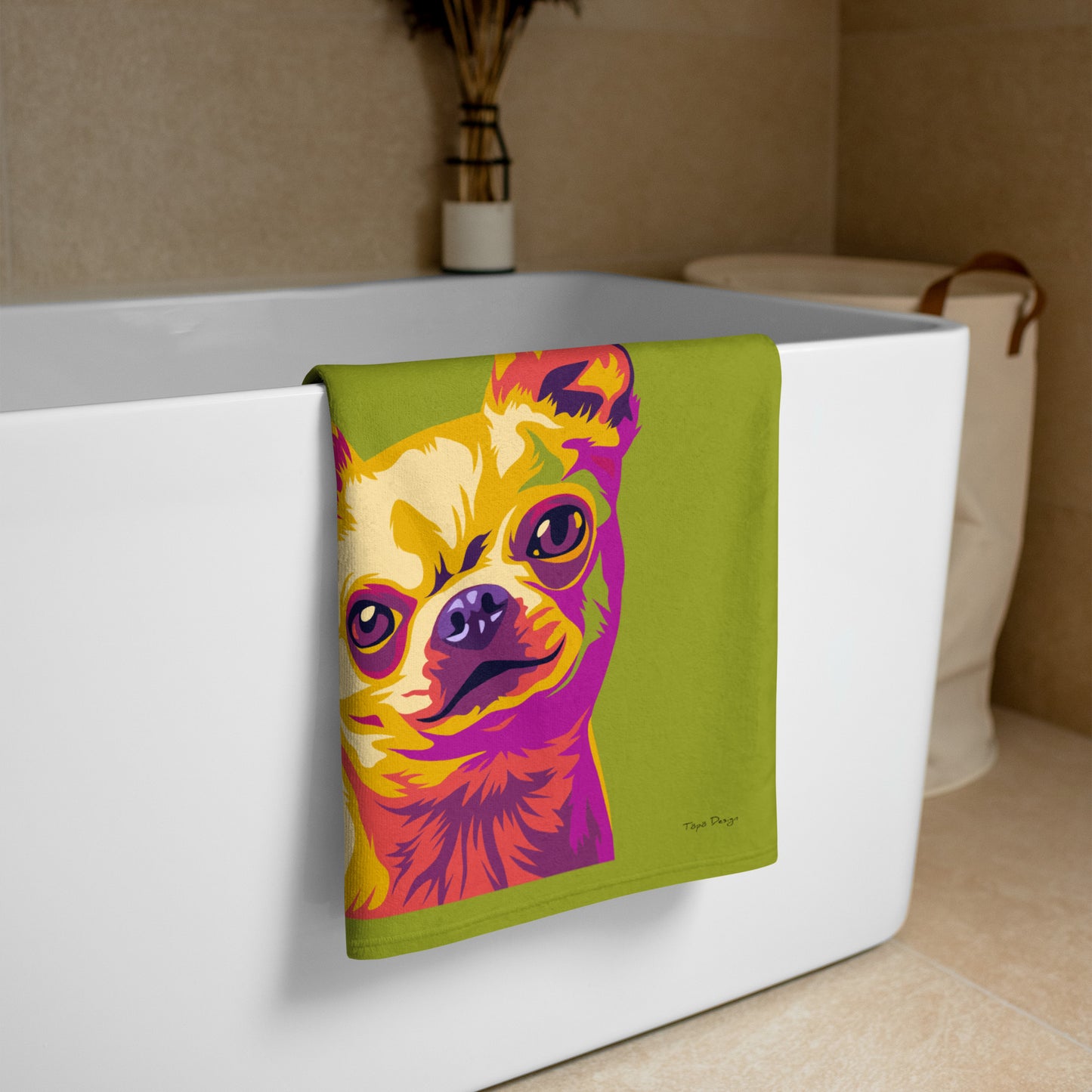 Chihuahua Kylpypyyhe, Pop Art
