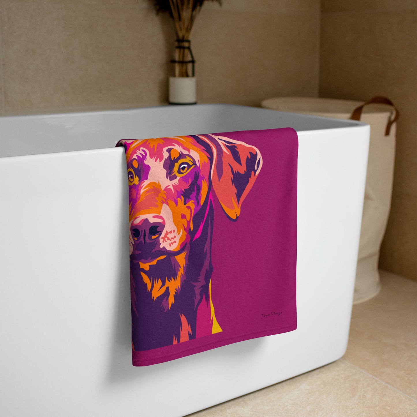 Dobermanni Kylpypyyhe, Pop Art