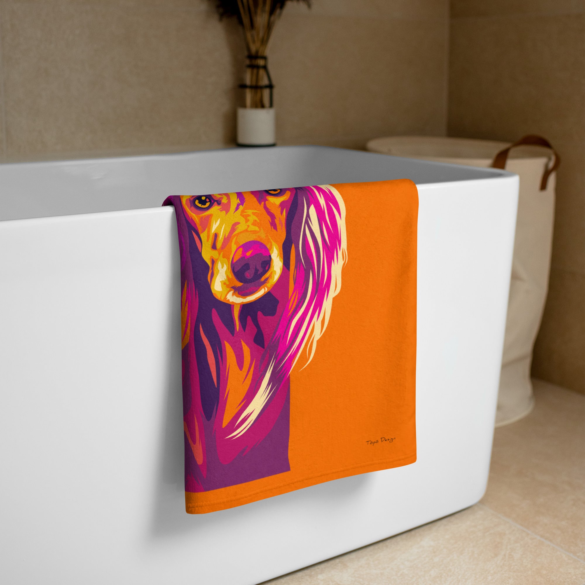 Saluki Kylpypyyhe, Pop Art