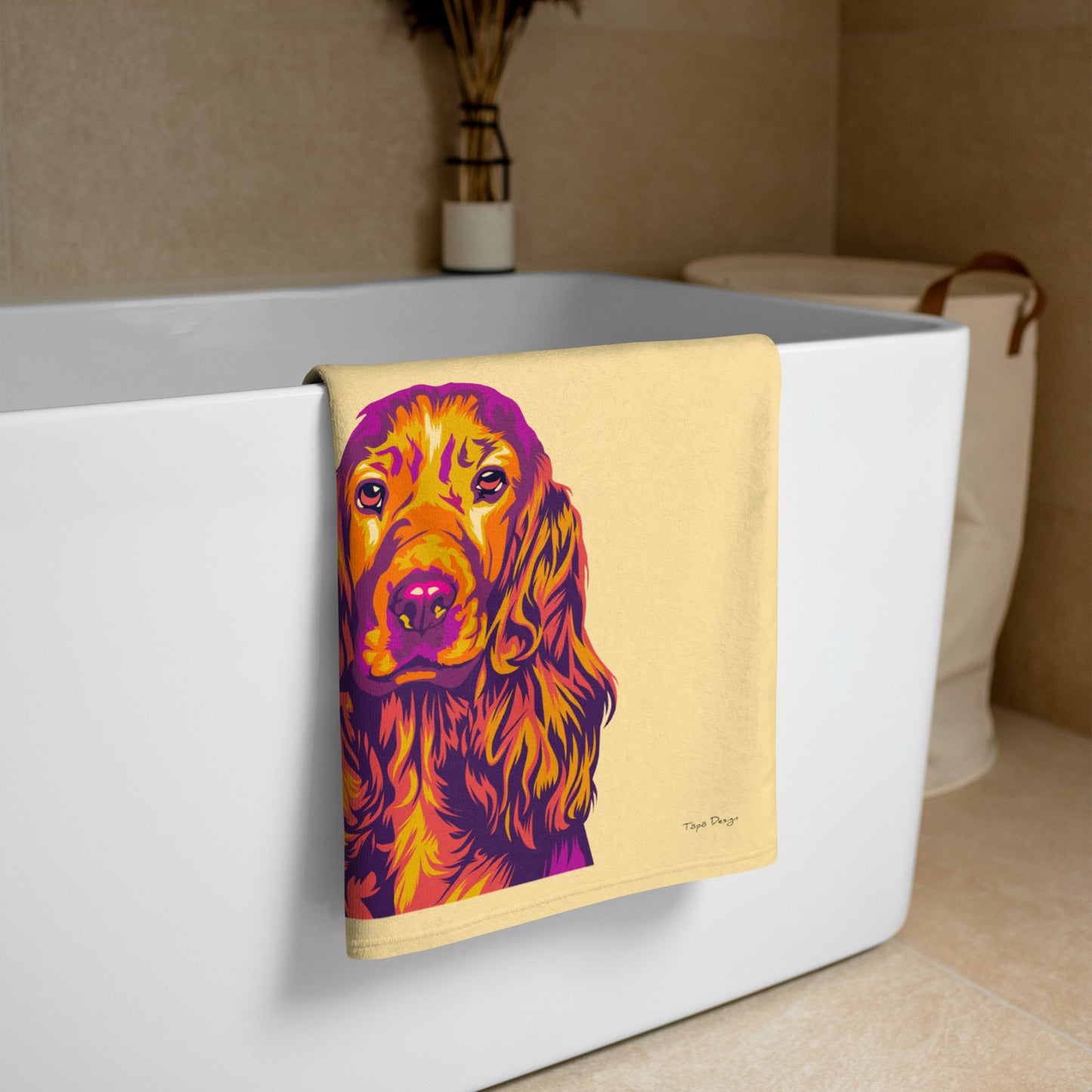 Cockerspanieli Kylpypyyhe, Pop Art
