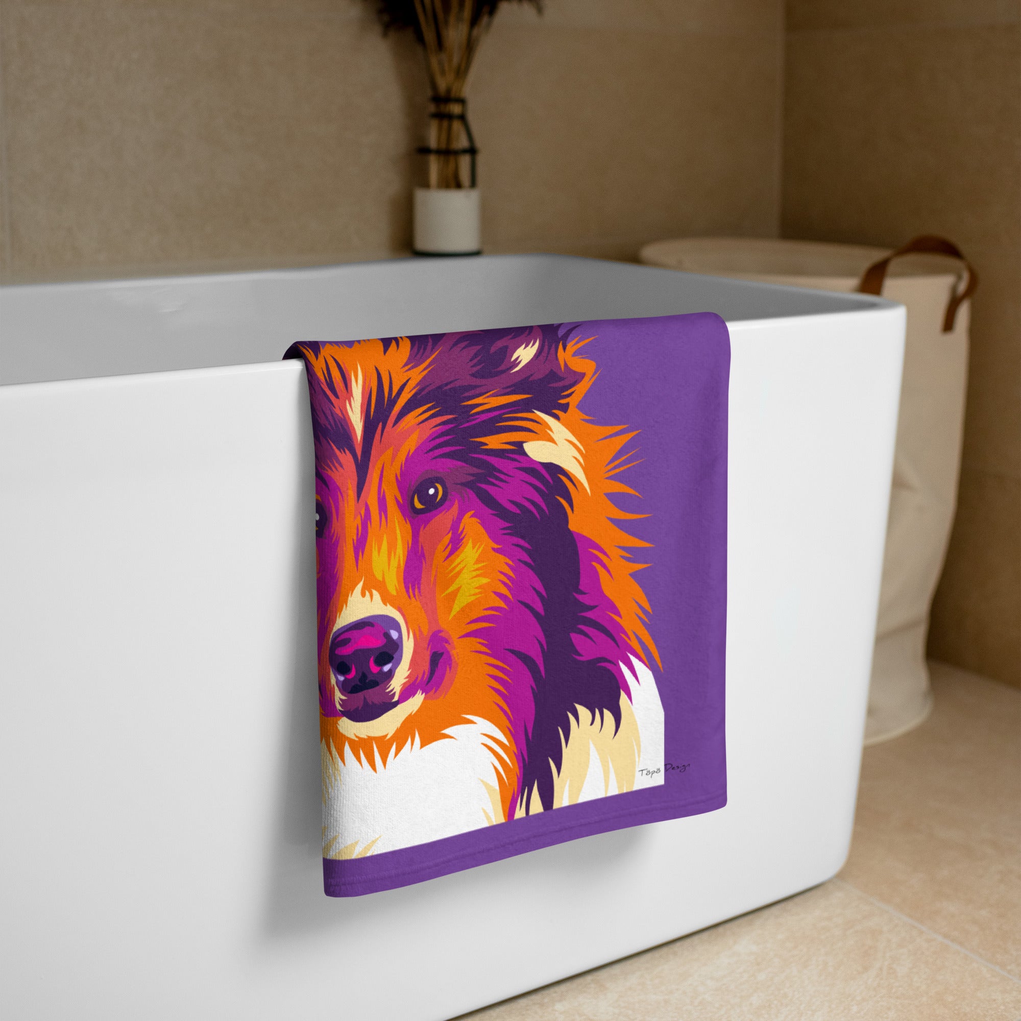 Collie Kylpypyyhe, Pop Art