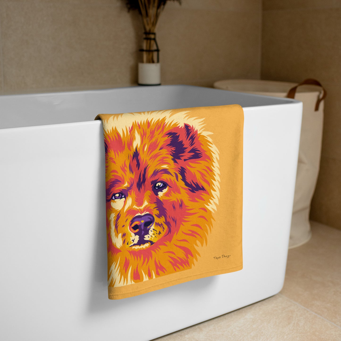Chow chow Kylpypyyhe, Pop Art