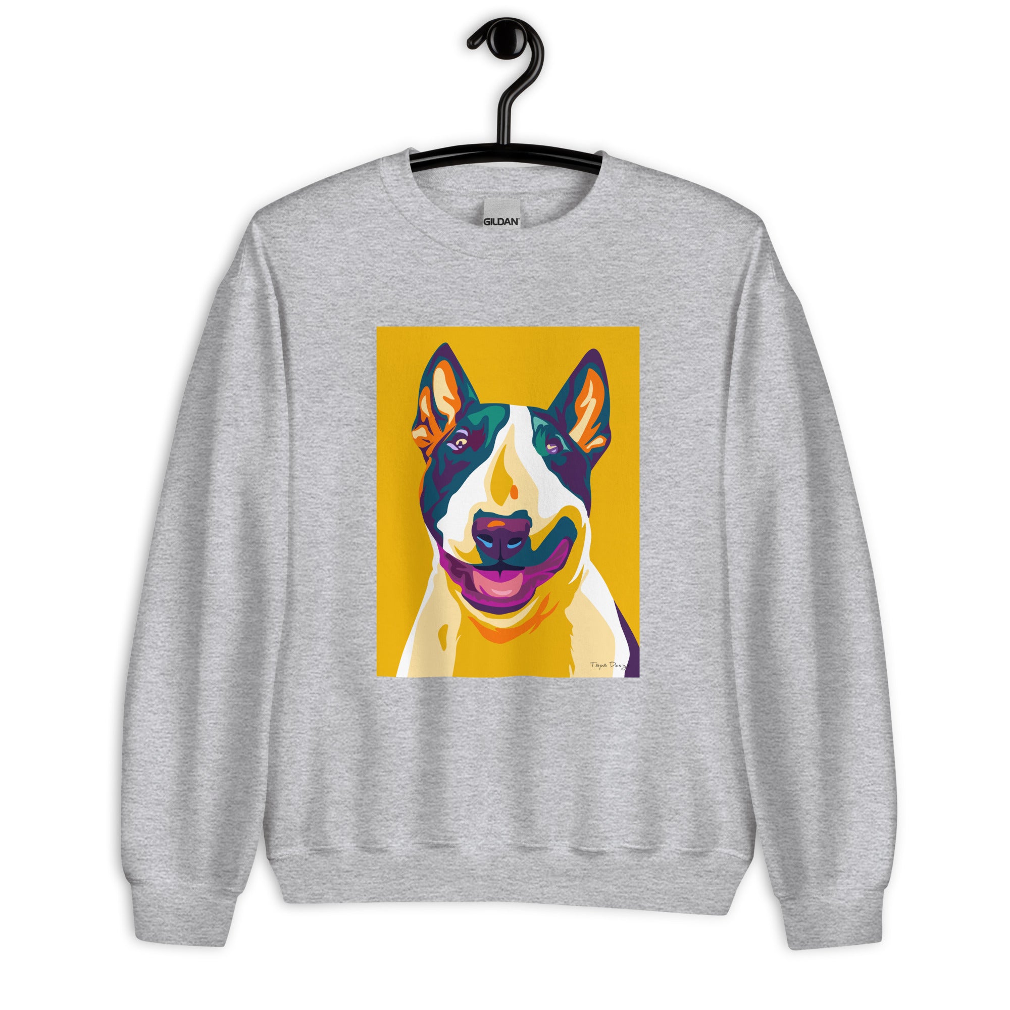 Bullterrieri Collegepaita, Pop Art