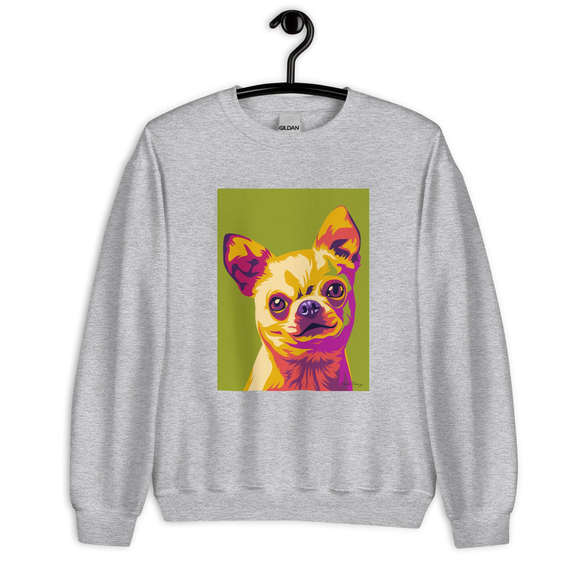 Chihuahua Collegepaita, Pop Art