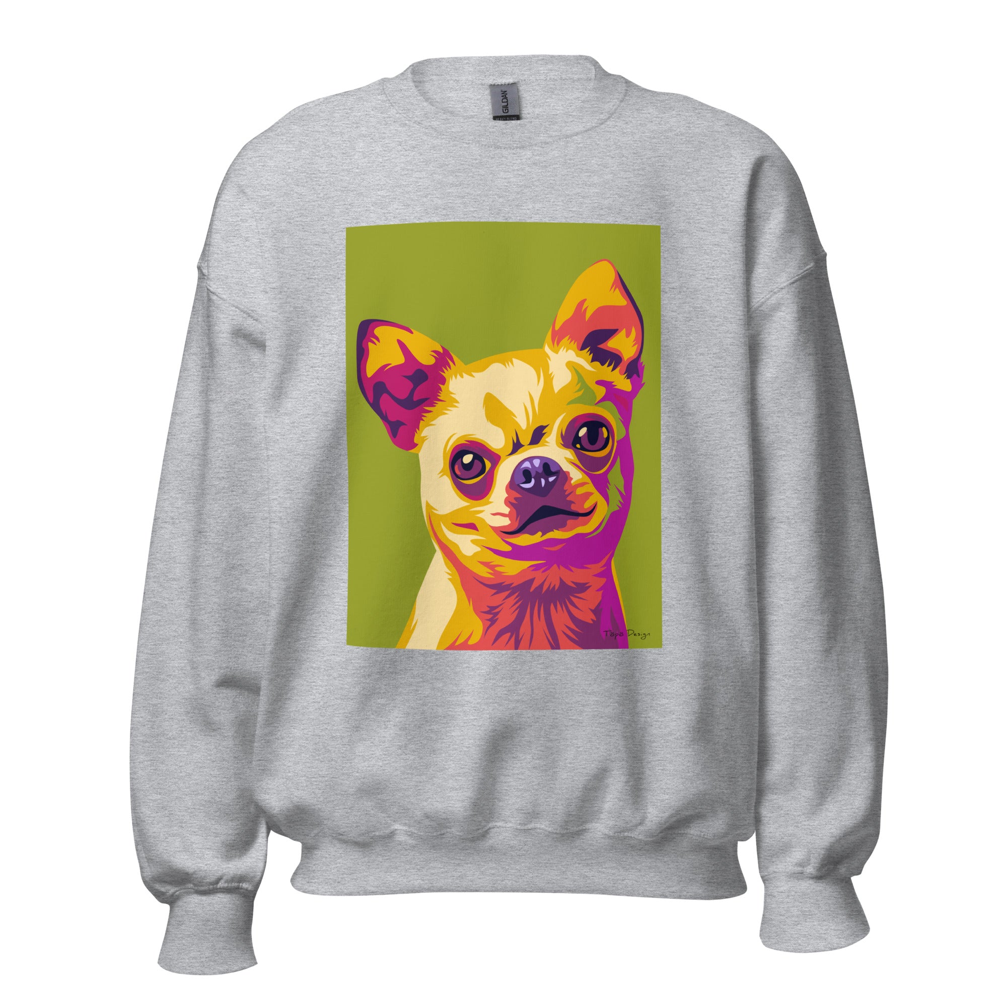 Chihuahua Collegepaita, Pop Art