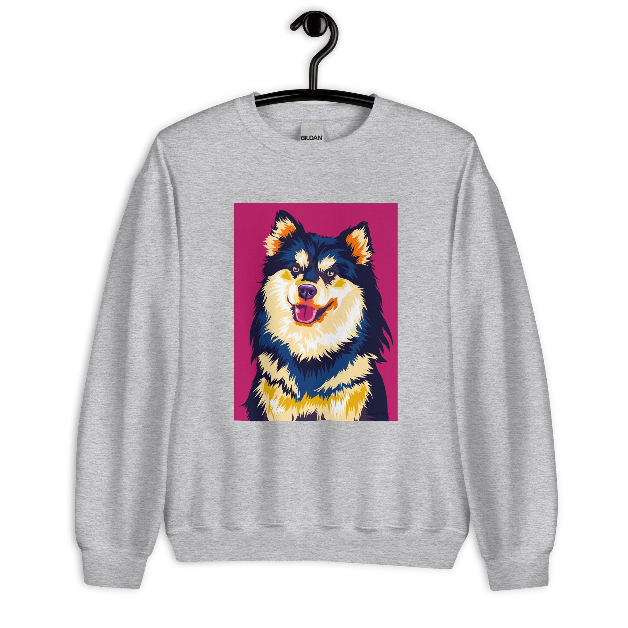 Suomenlapinkoira Collegepaita, Pop Art