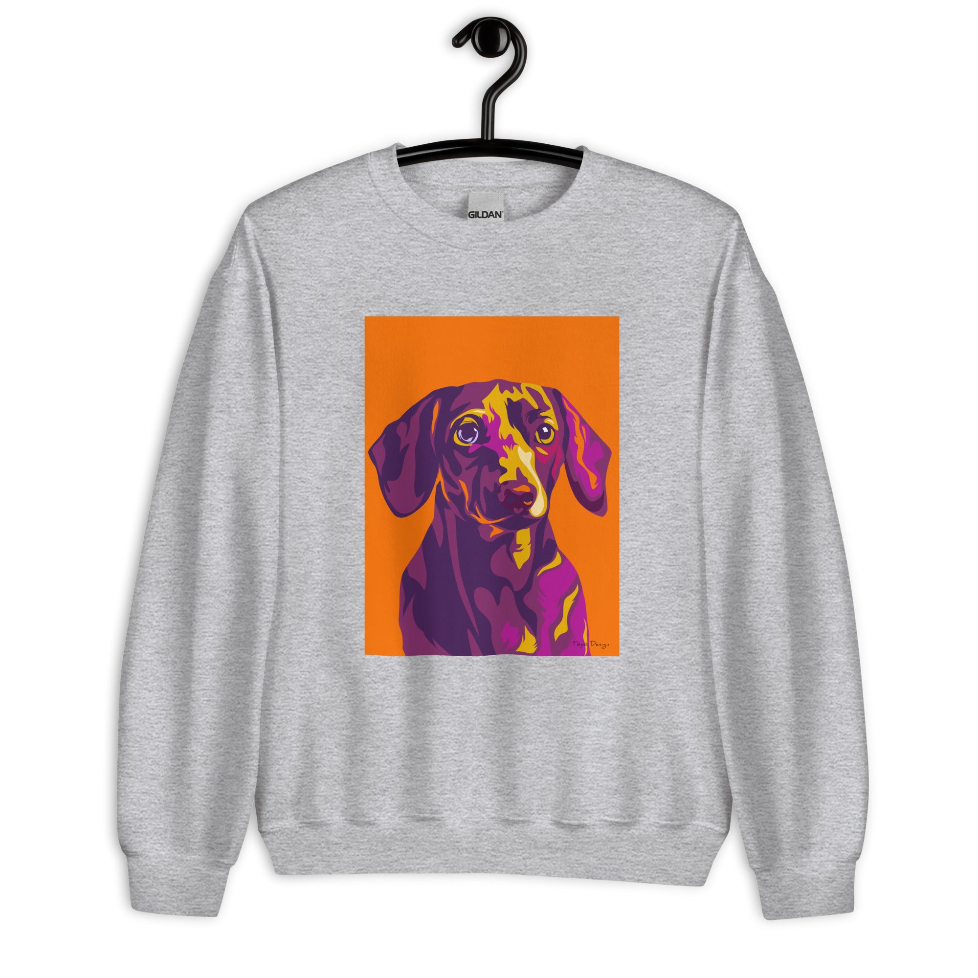 Mäyräkoira Collegepaita, Pop Art