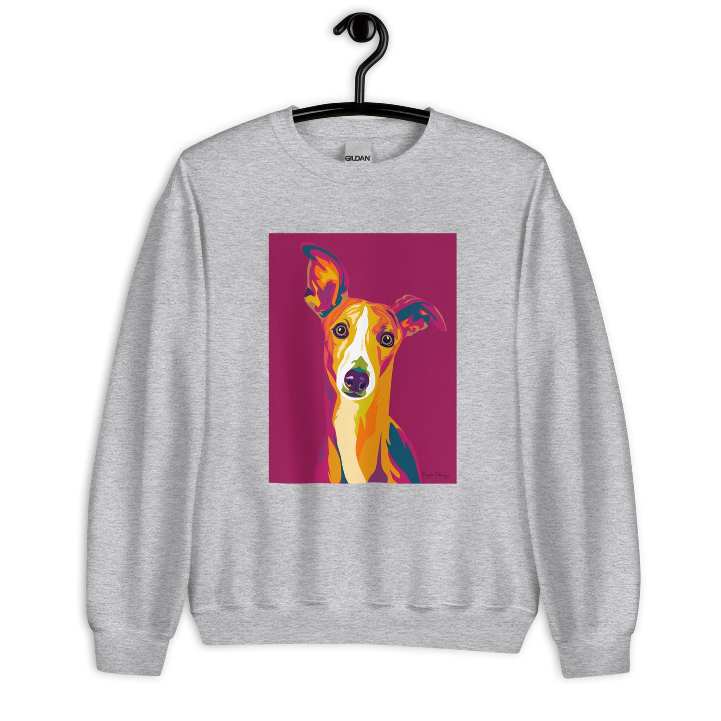 Whippet Collegepaita, Pop Art