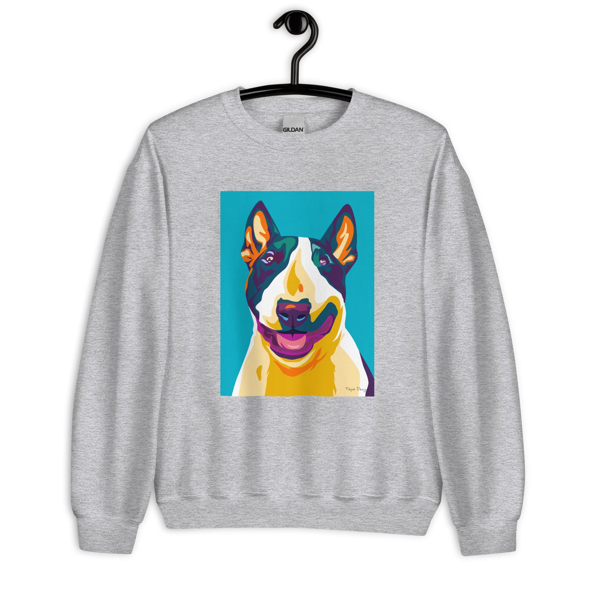 Bullterrieri Collegepaita, Pop Art