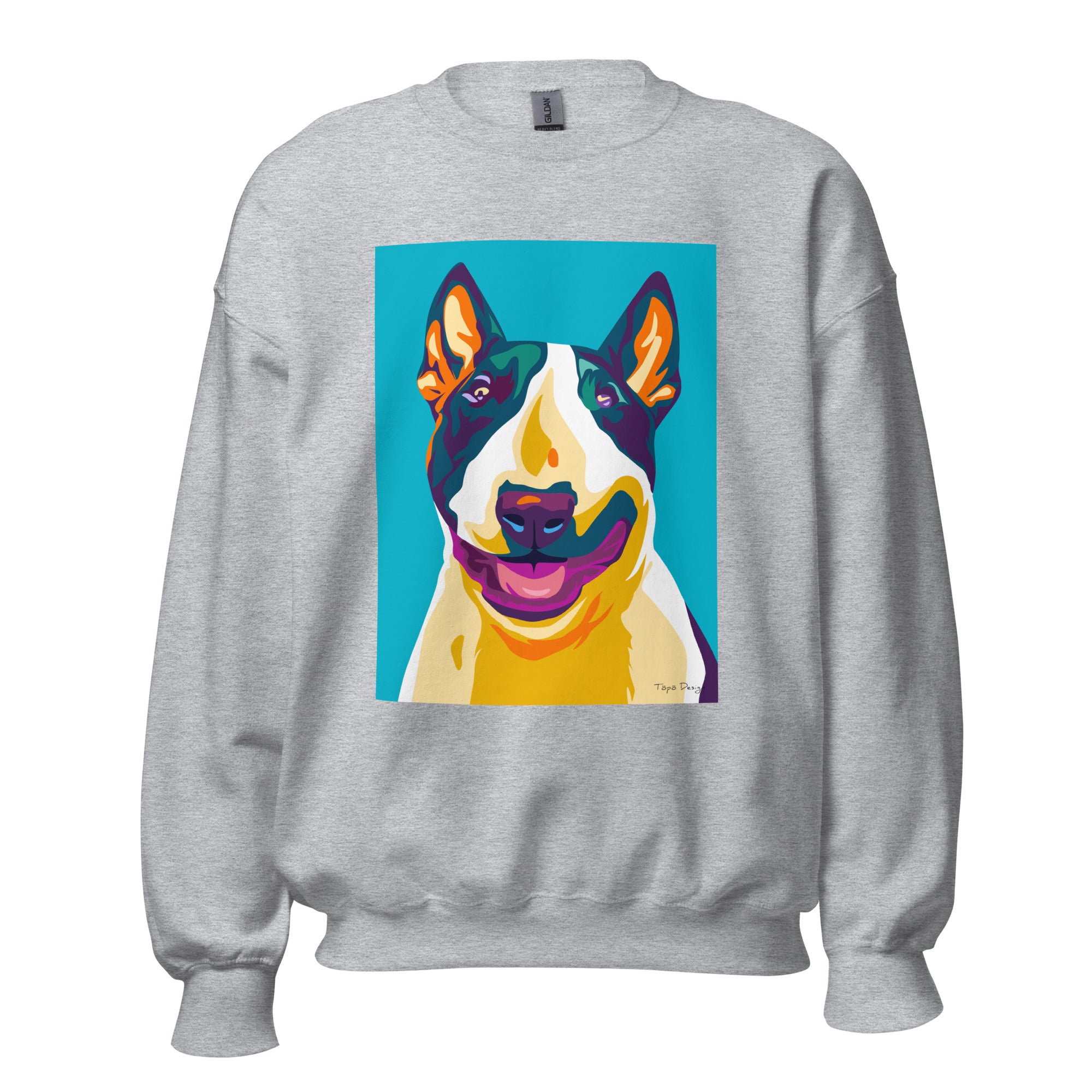 Bullterrieri Collegepaita, Pop Art
