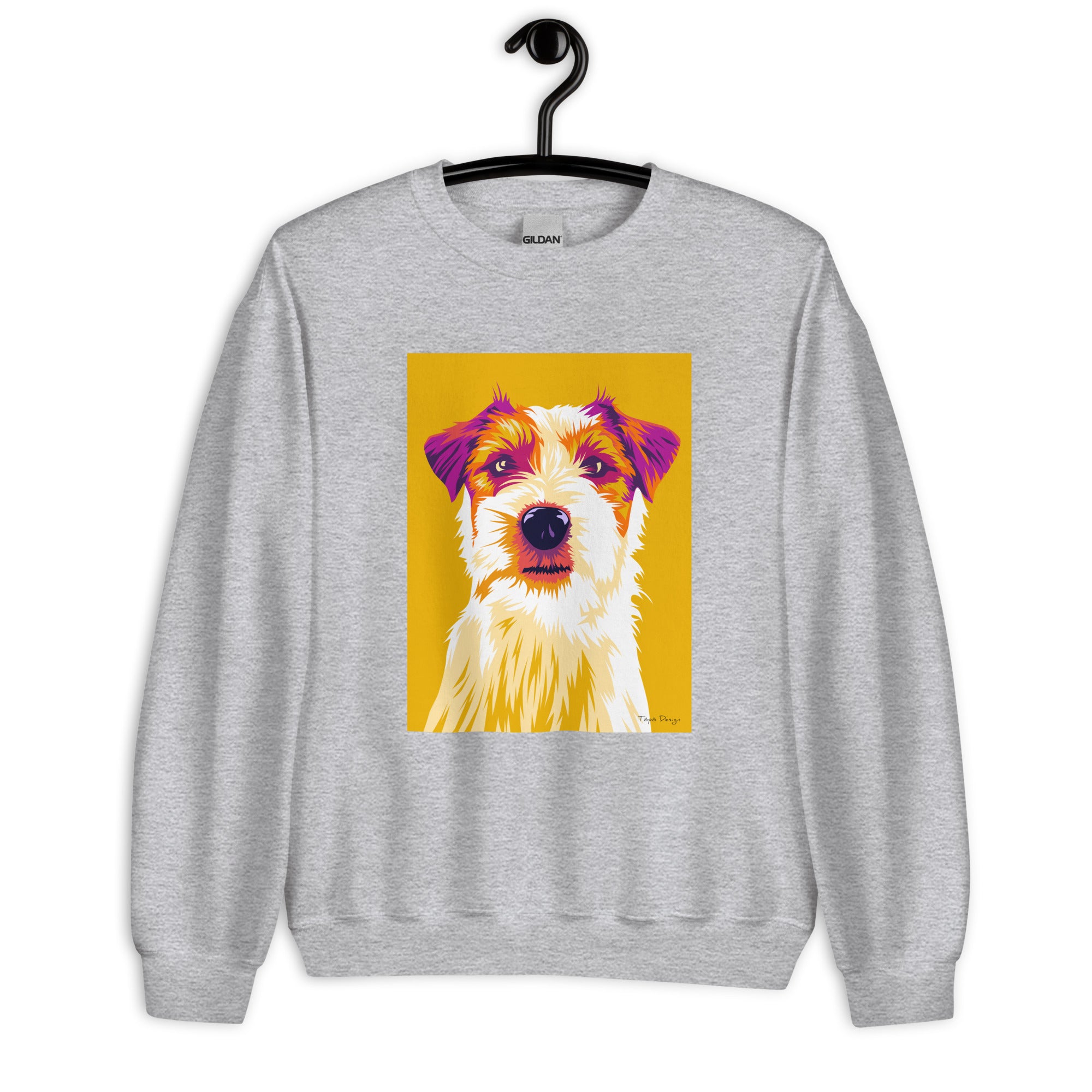 Jackrusselinterrieri Collegepaita, Pop Art