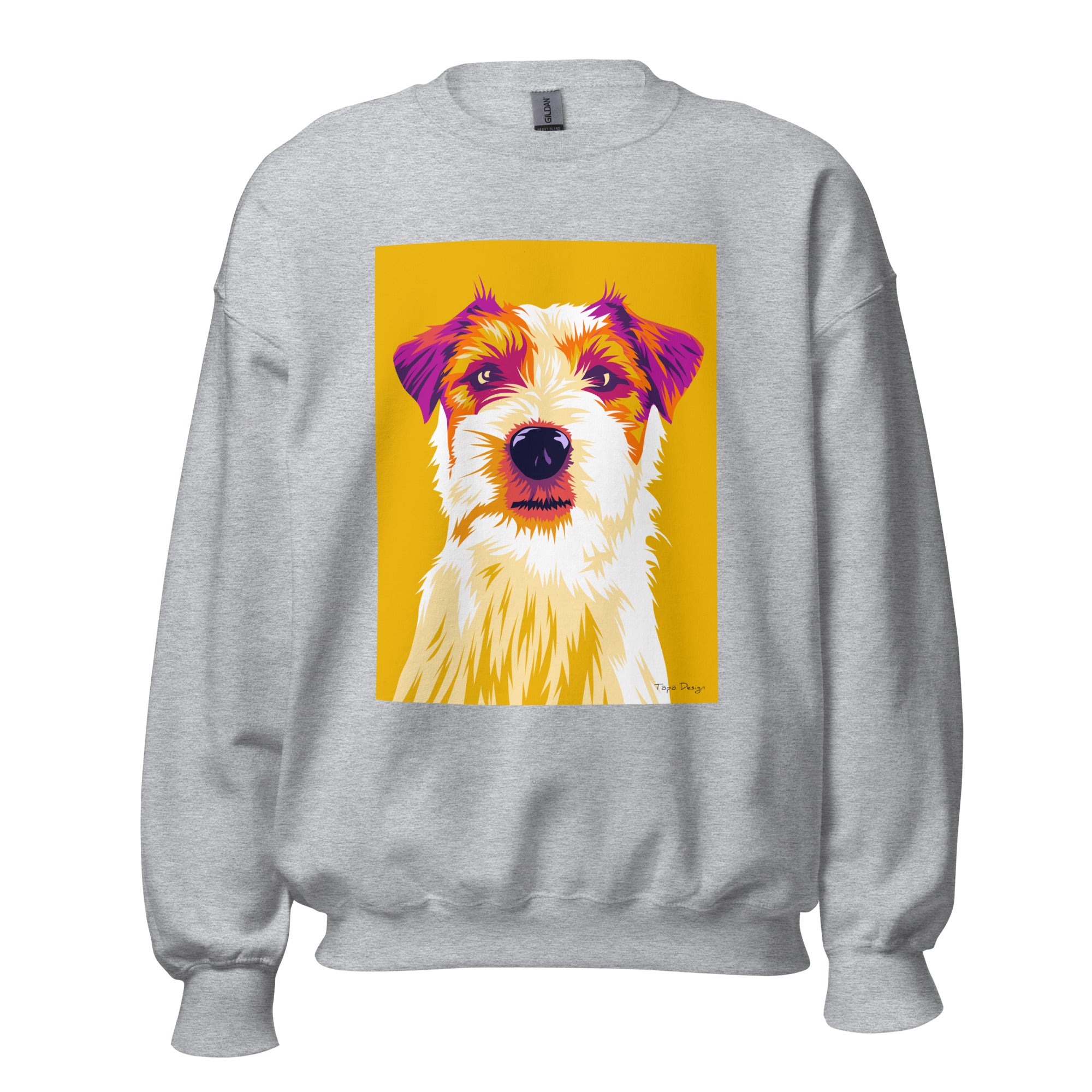 Jackrusselinterrieri Collegepaita, Pop Art