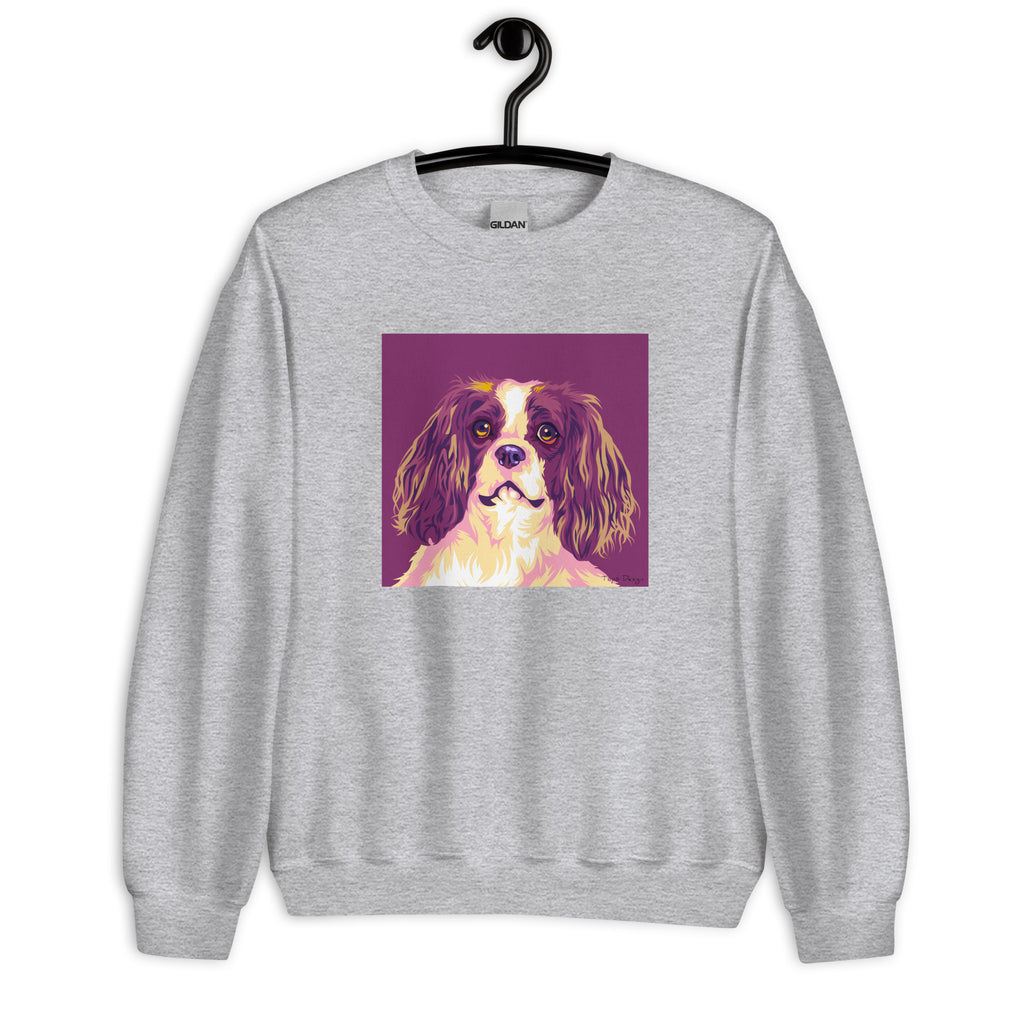 Cavalier kingcharlesinspanieli Collegepaita, Pop Art