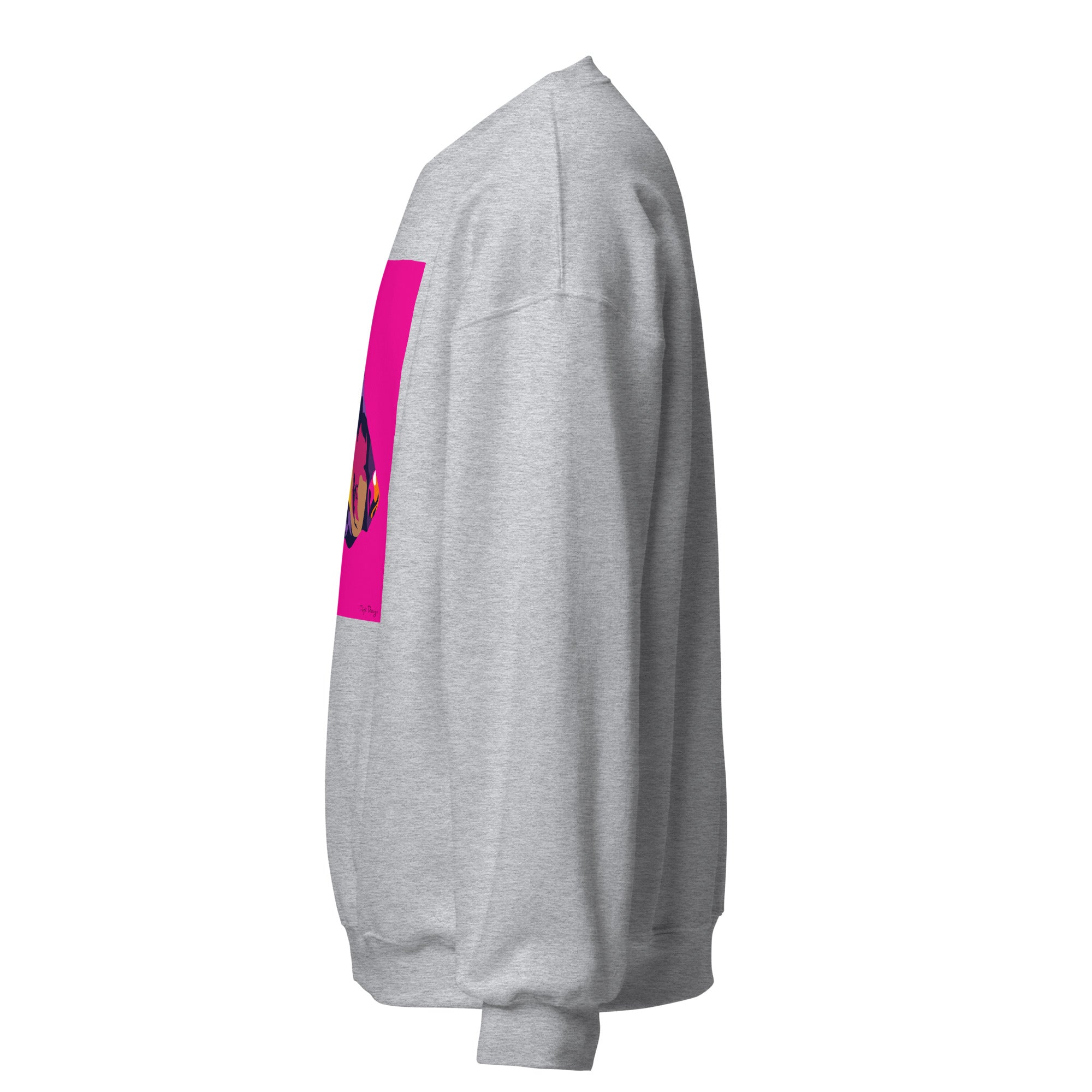 Mäyräkoira sivuprofiili Collegepaita, Pop Art