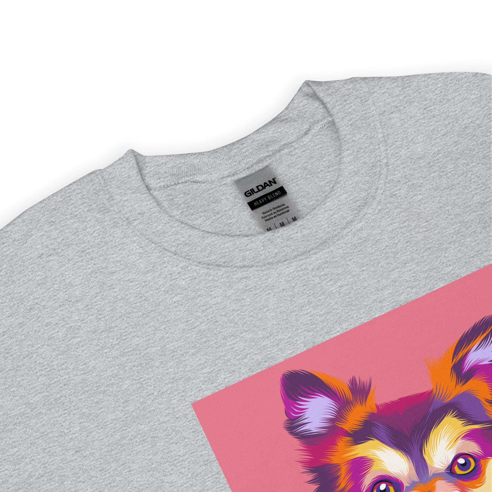 Pitkäkarvainen Chihuahua Collegepaita, Pop Art