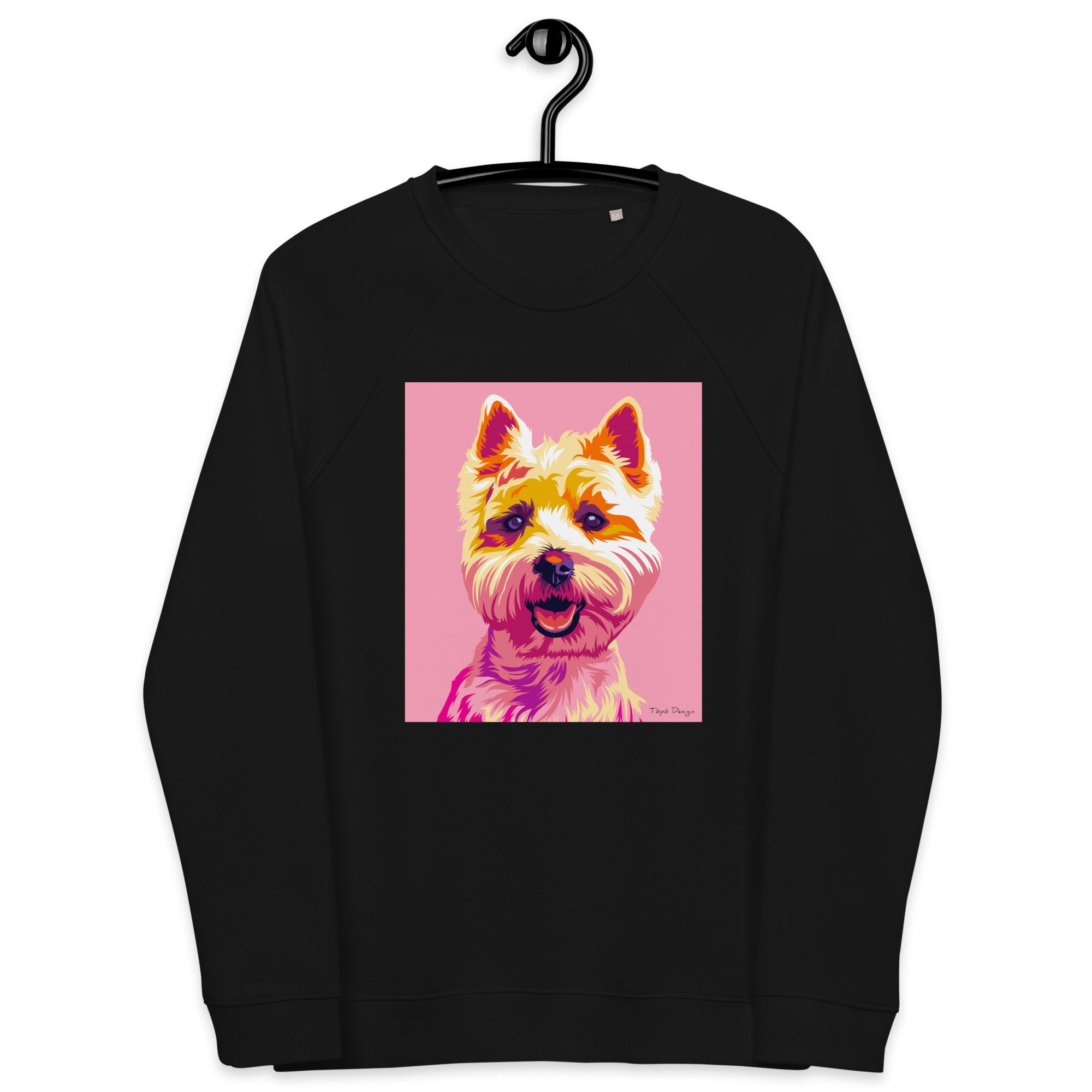 Valkoinen länsiylämaanterrieri Collegepaita, Pop Art