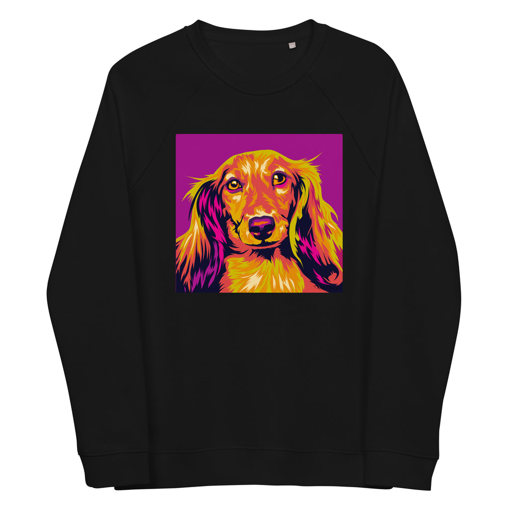 Pitkäkarvainen mäyräkoira Collegepaita, Pop Art