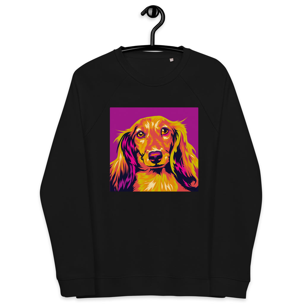 Pitkäkarvainen mäyräkoira Collegepaita, Pop Art