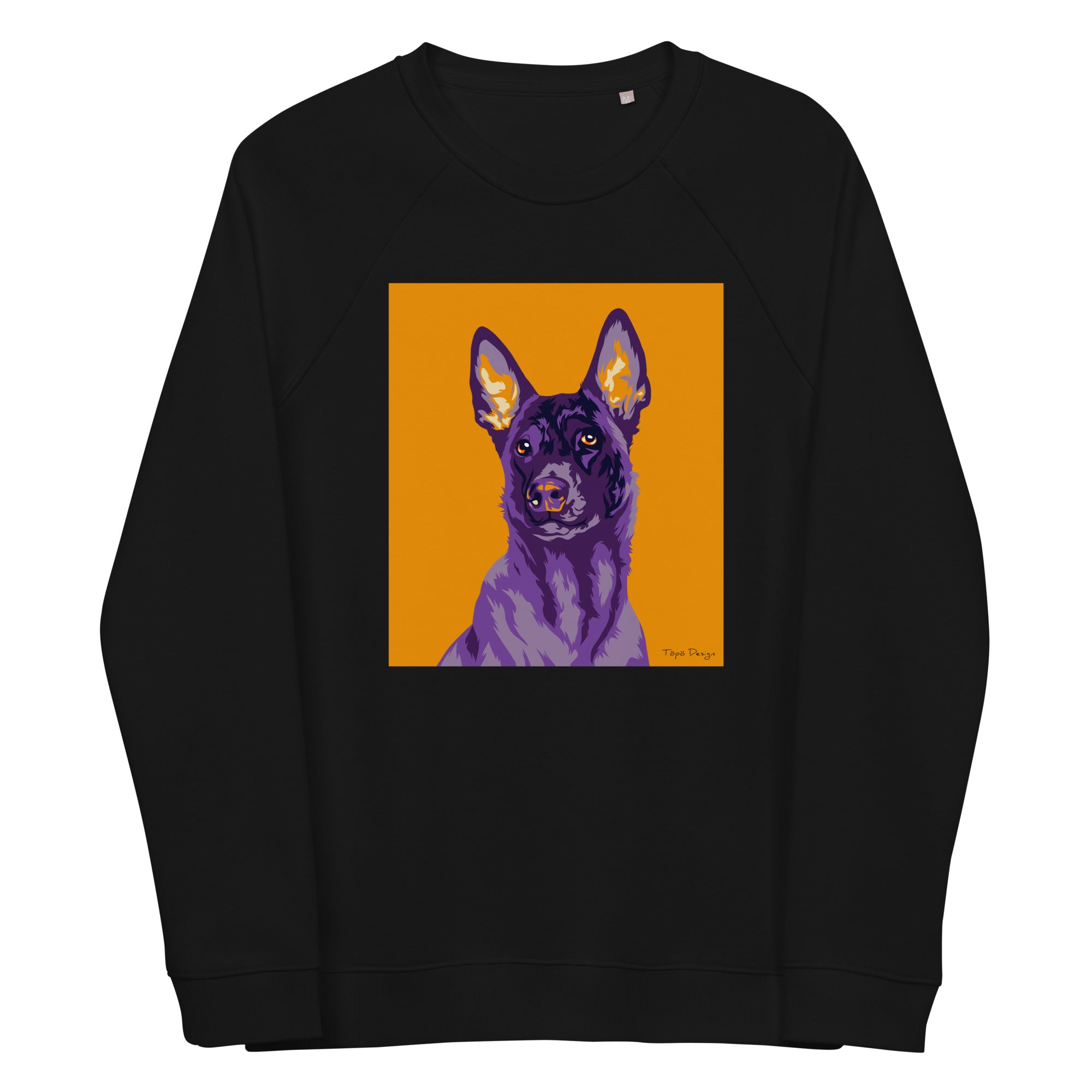 Belgianpaimenkoira malinois Collegepaita, Pop Art