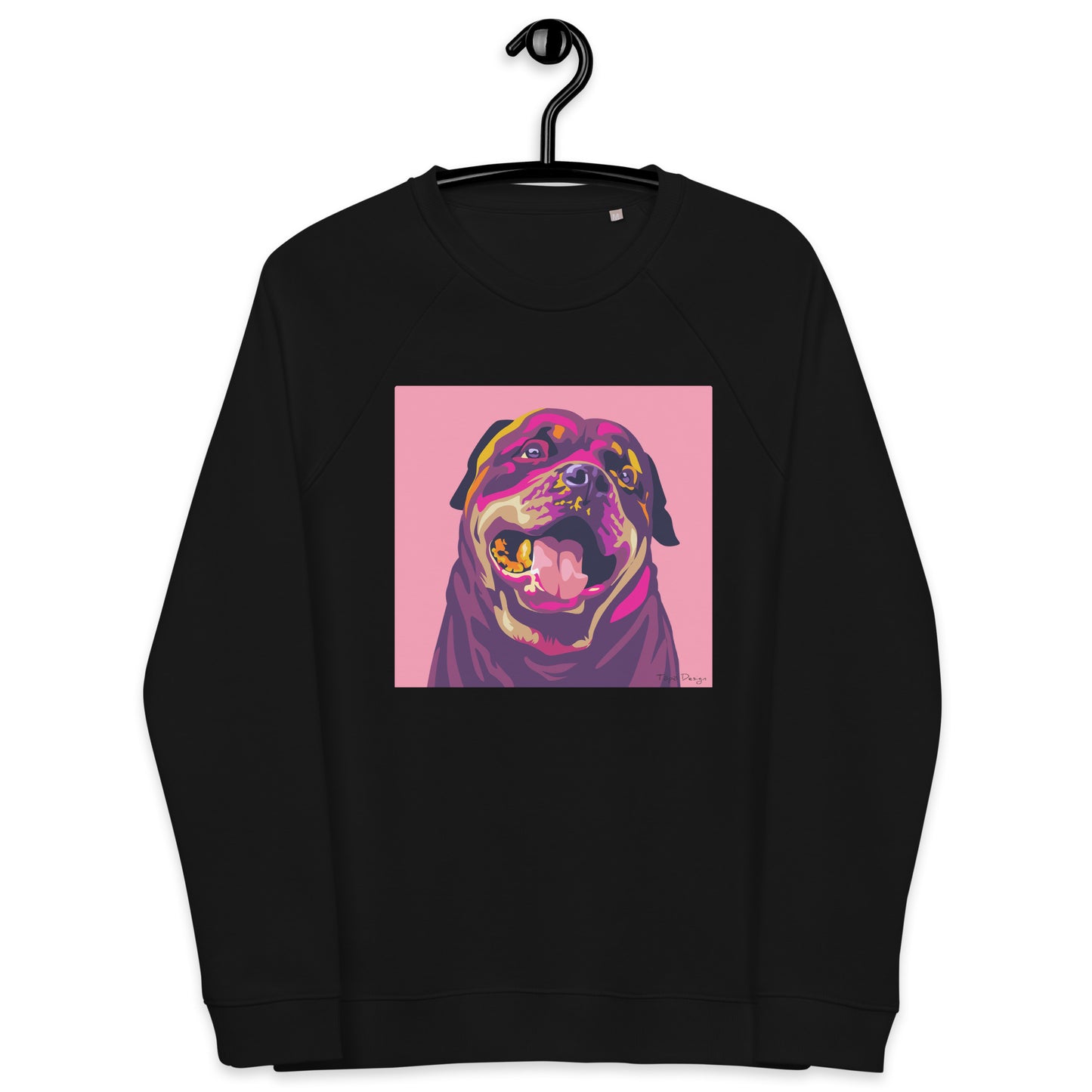Rottweiler Collegepaita, Pop Art
