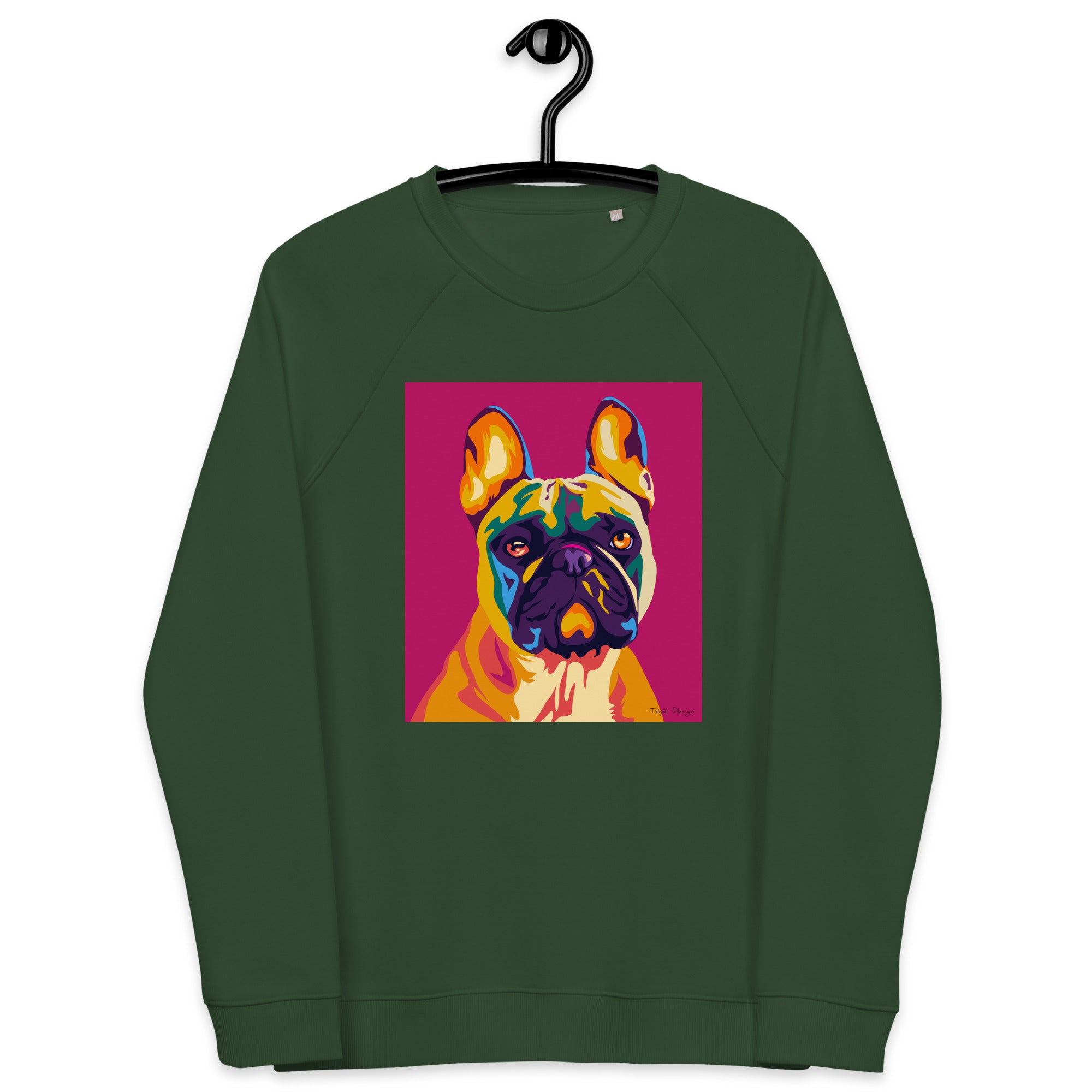 Ranskanbulldoggi Collegepaita, Pop Art