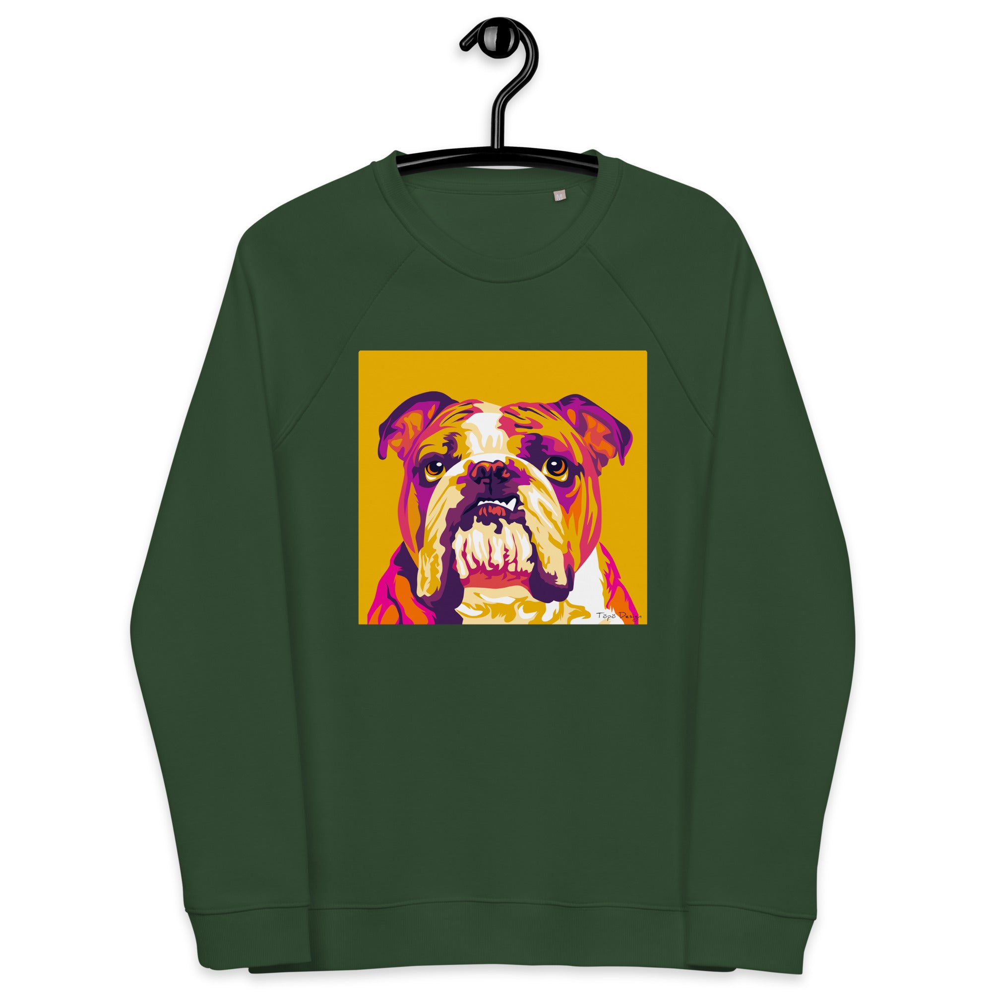 Englanninbulldoggi Collegepaita, Pop Art