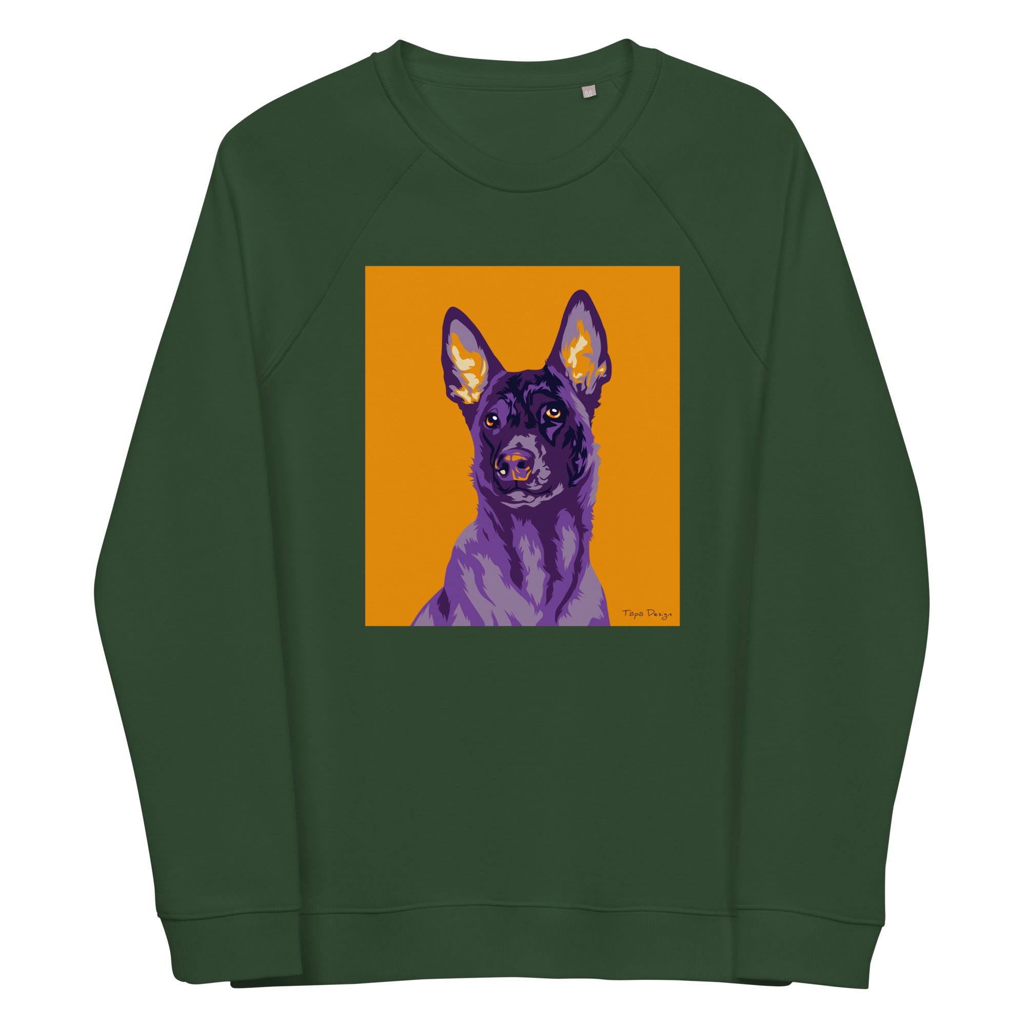 Belgianpaimenkoira malinois Collegepaita, Pop Art